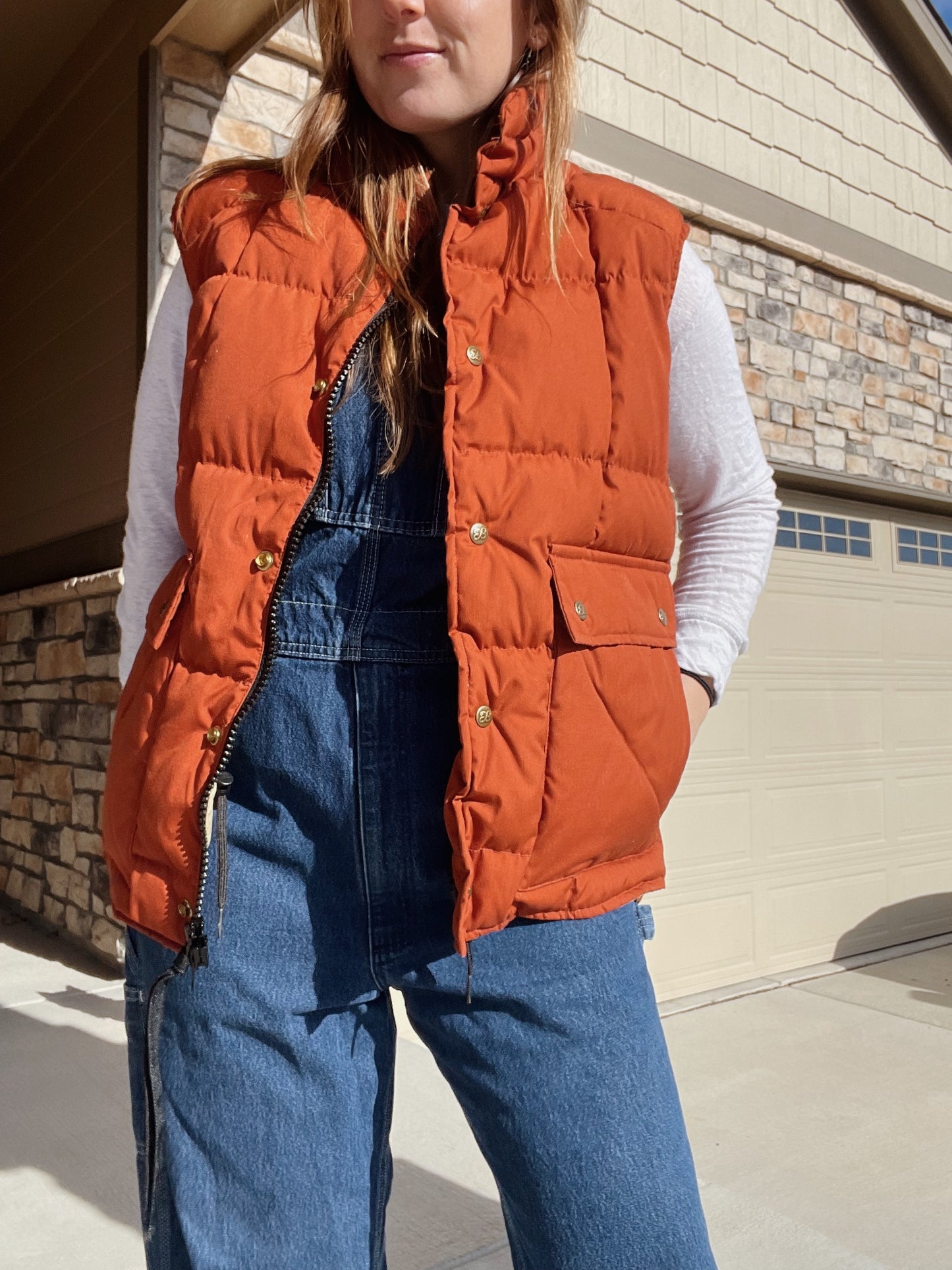 Vintage Eddie Bauer Down Puffer Vest (M)