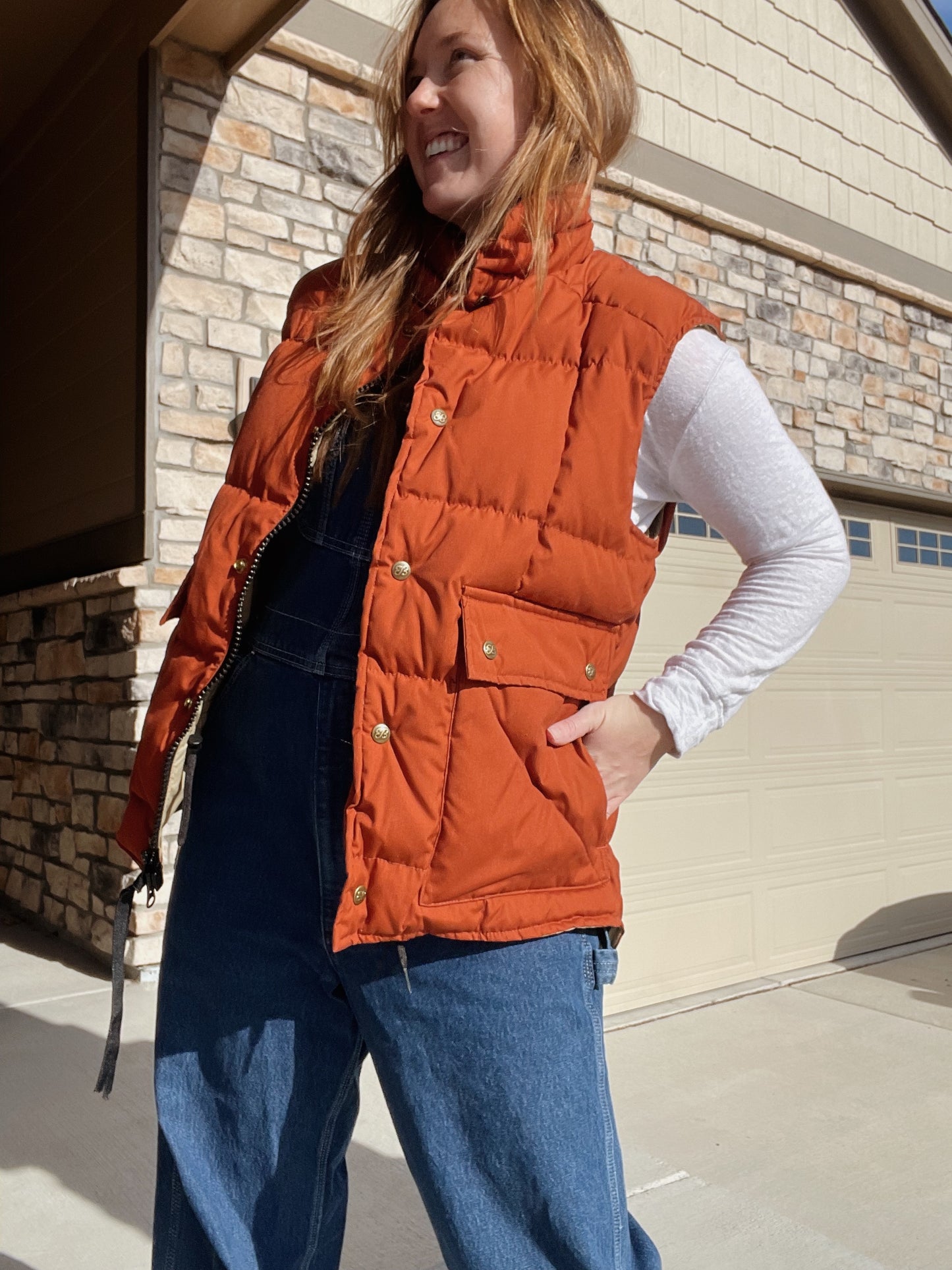 Vintage Eddie Bauer Down Puffer Vest (M)