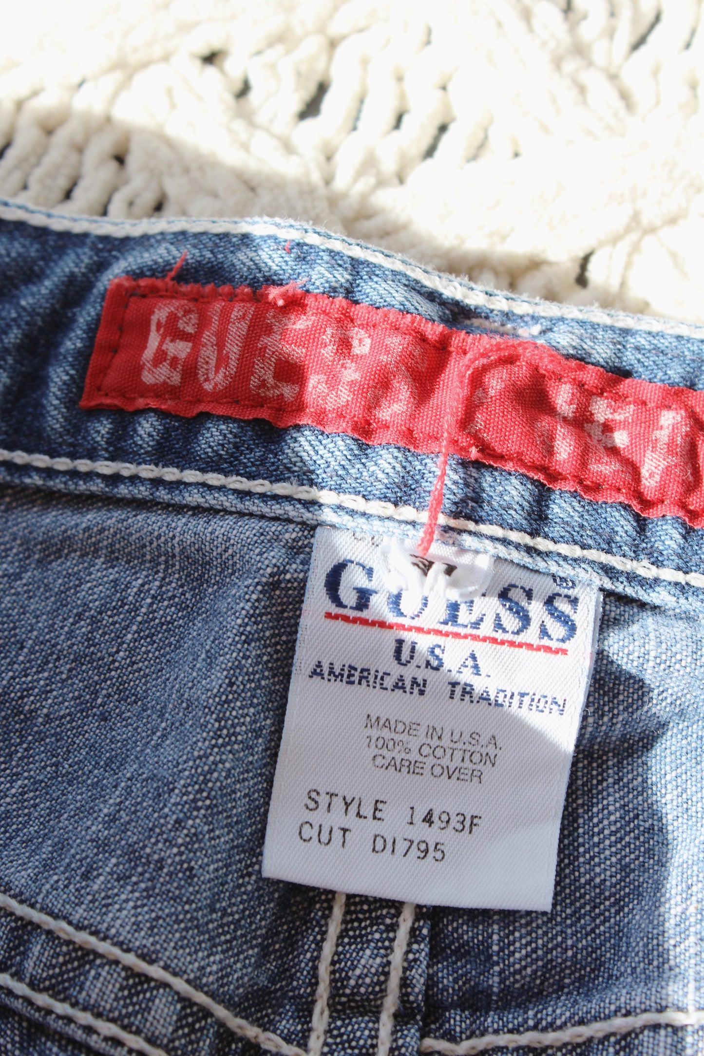 Vintage Guess Beaded Shorts (31)