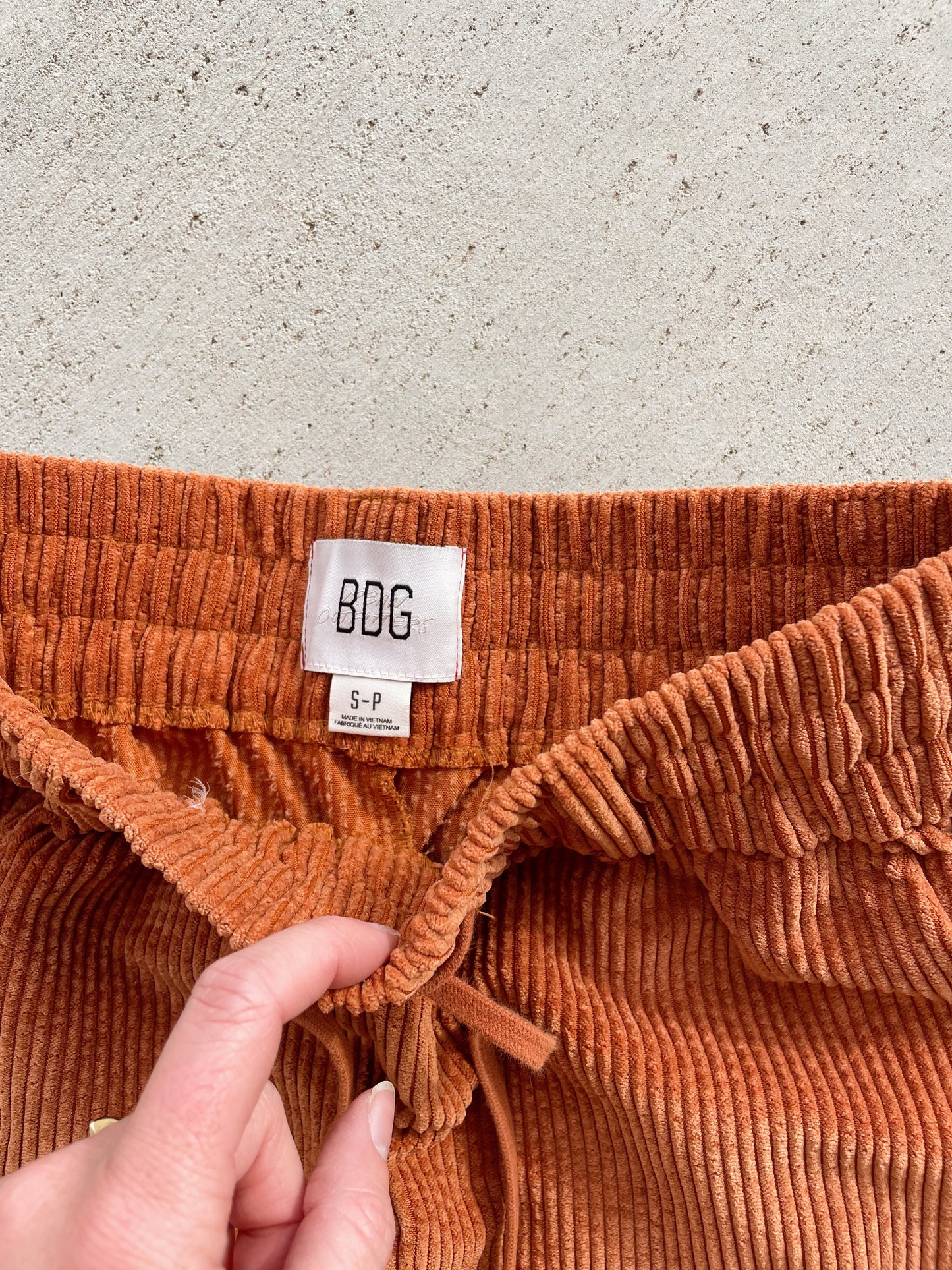 BDG Orange Corduroy Pants (S)