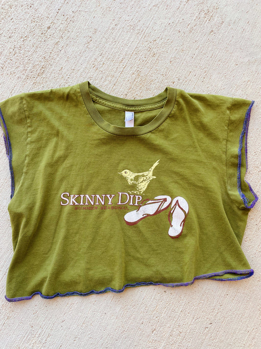 Skinny Dip Beer Crop (XS/S)