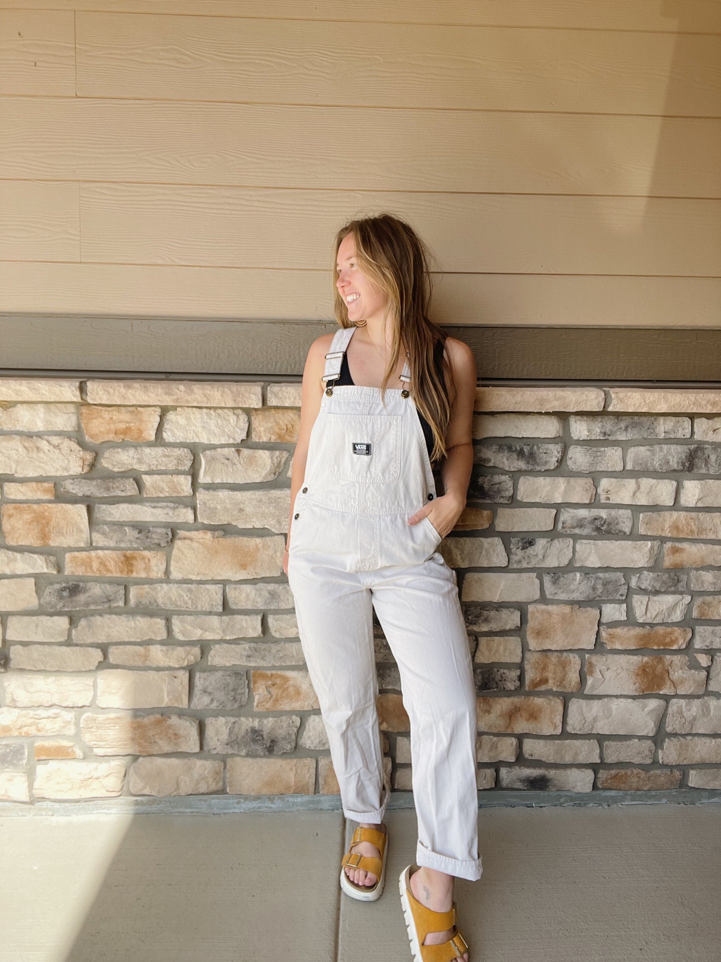 VANS Cream Overalls (S)