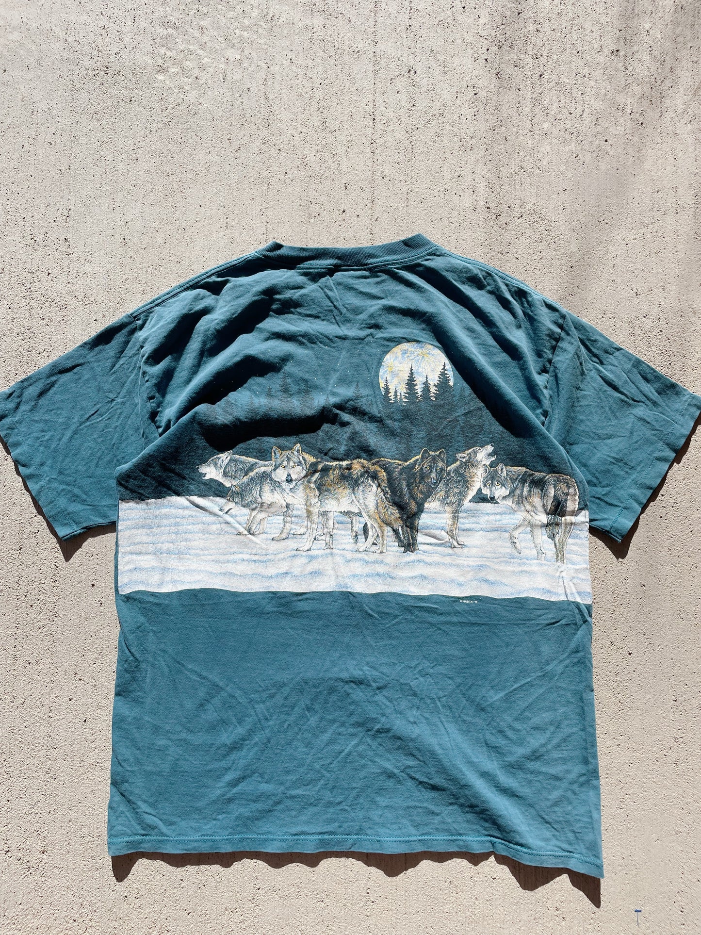 Vintage Habitat 1991 Wolves Tee (XL)