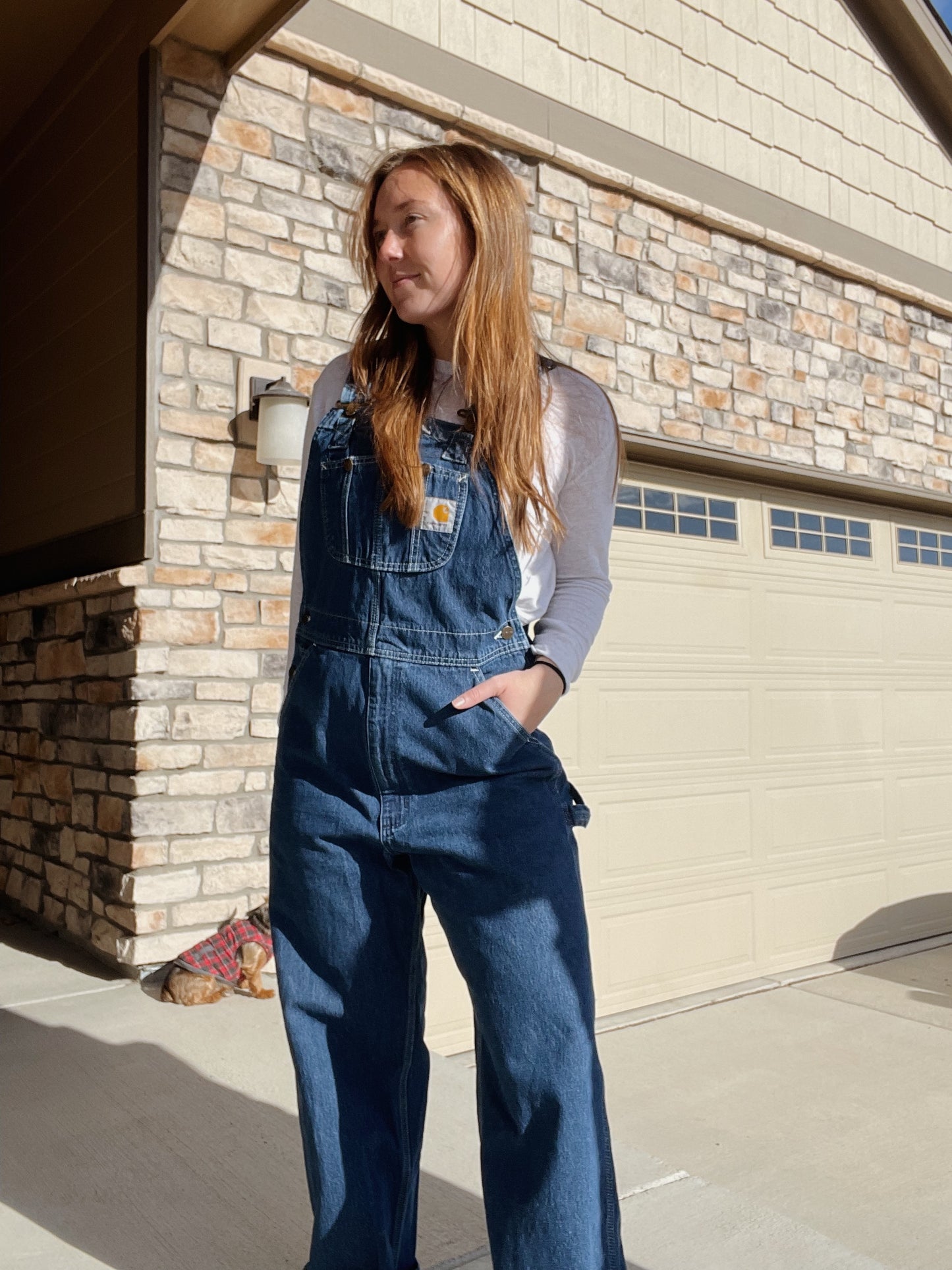 Carhartt Denim Overalls (M)