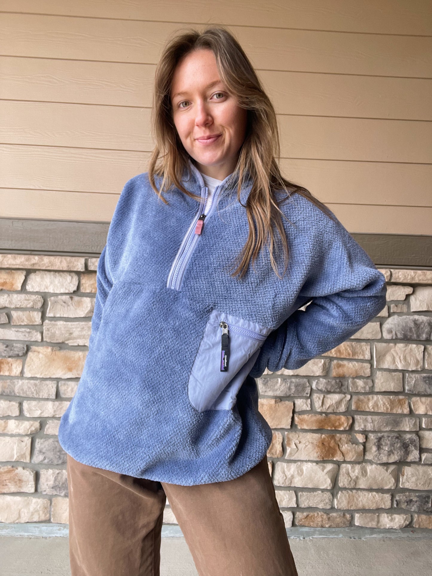 Patagonia Periwinkle Fleece (L)