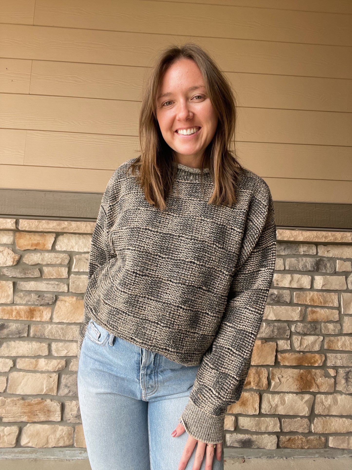 Vintage Alfani Wool Blend Roll Neck Sweater (M)