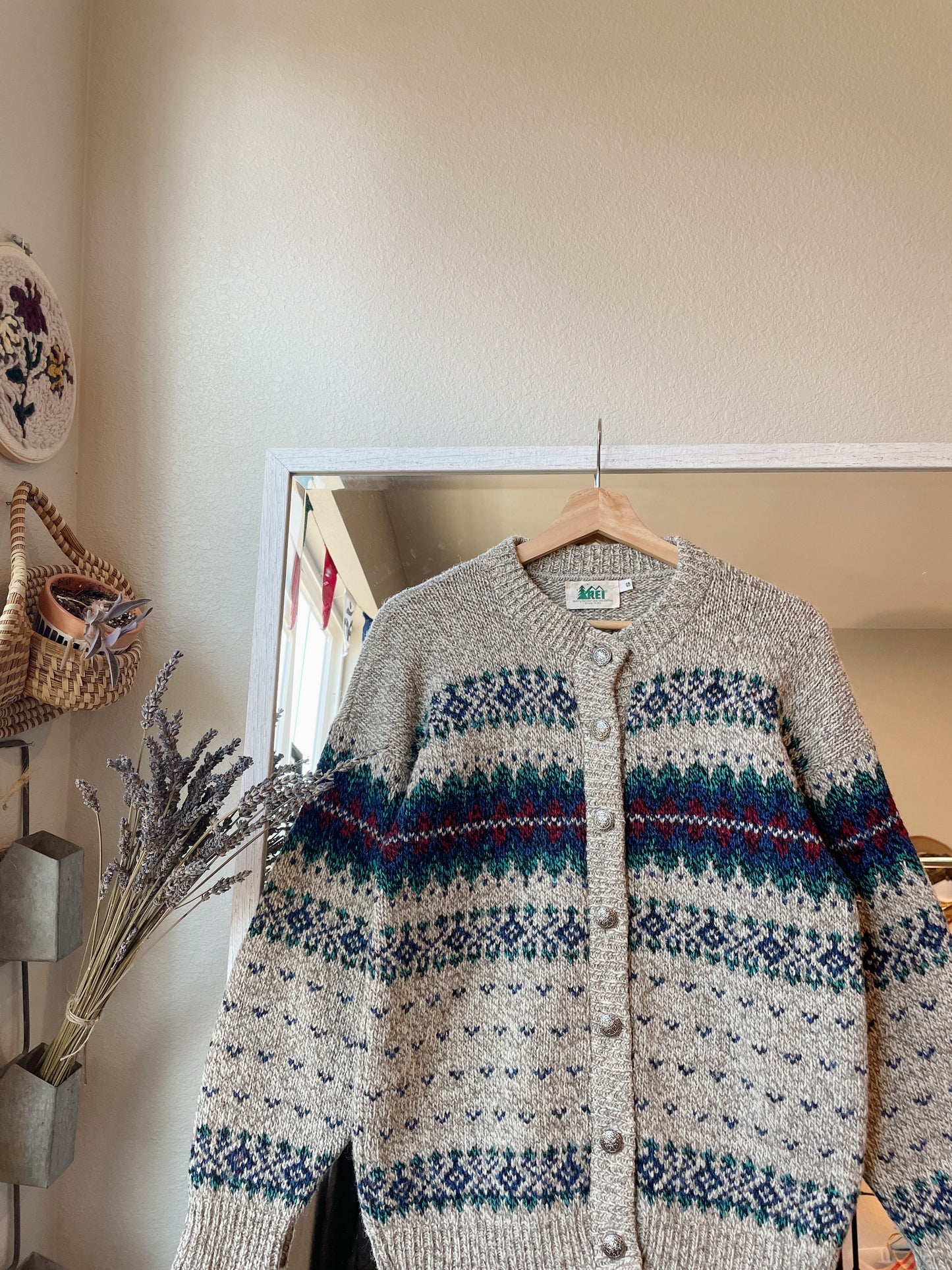 Vintage REI Wool Cardigan (S)