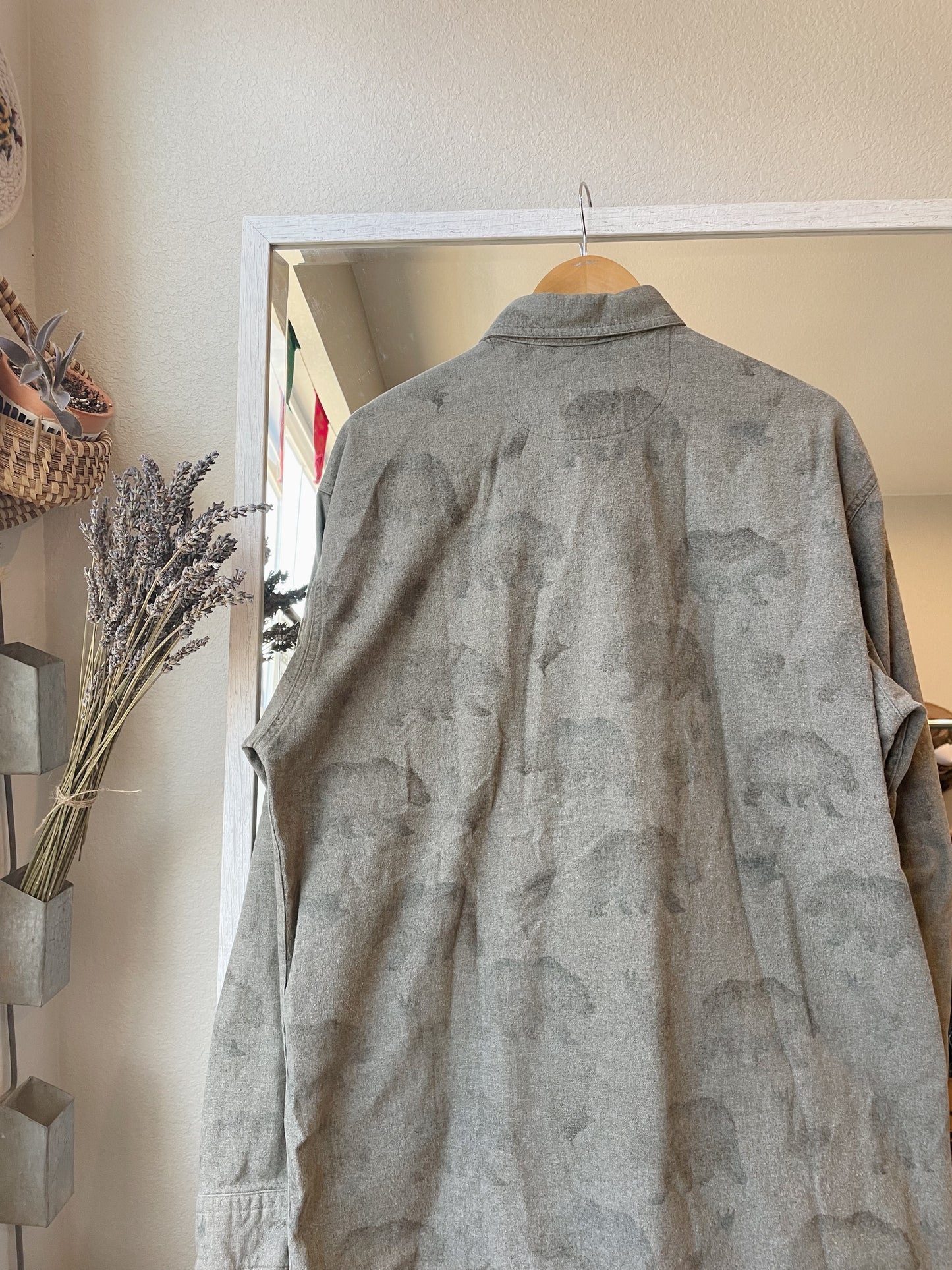 Woolrich Bear Print Button Down (LT)