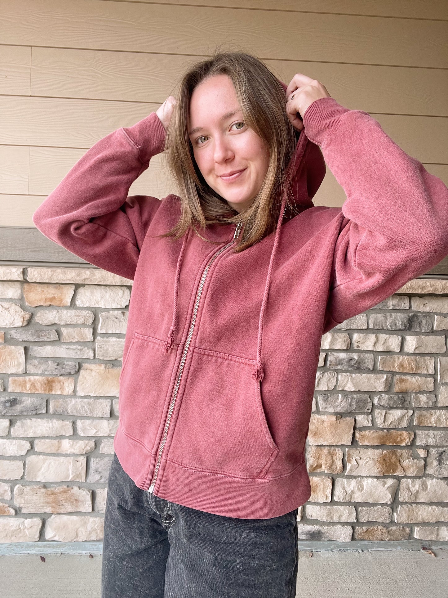 J. Galt Heavy Cotton Hoodie (M)