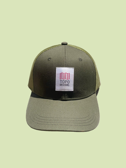 Topo Designs Green Trucker Hat - NEW