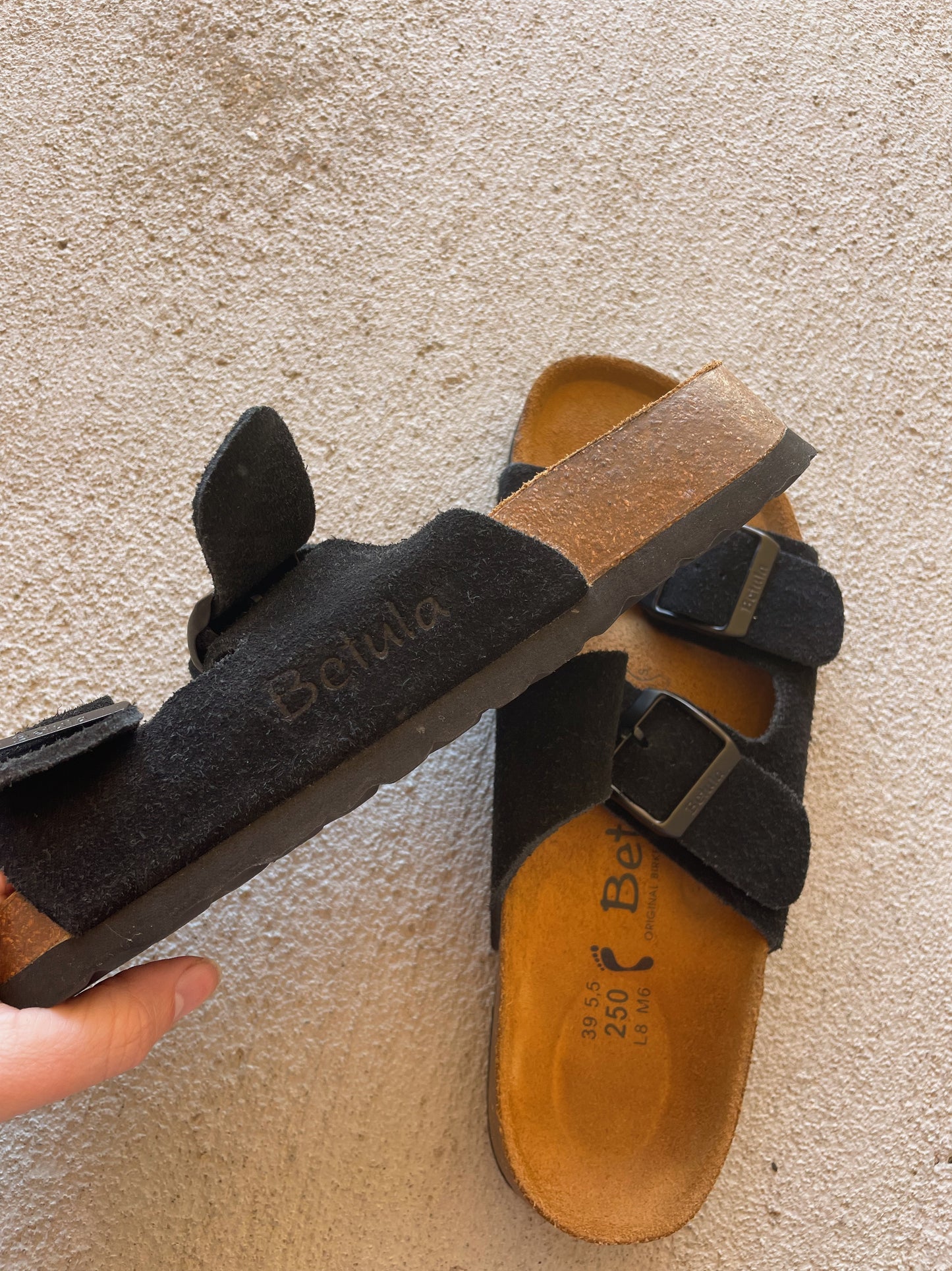 Betula Birkenstock Leather Sandals (39/Women's 8)