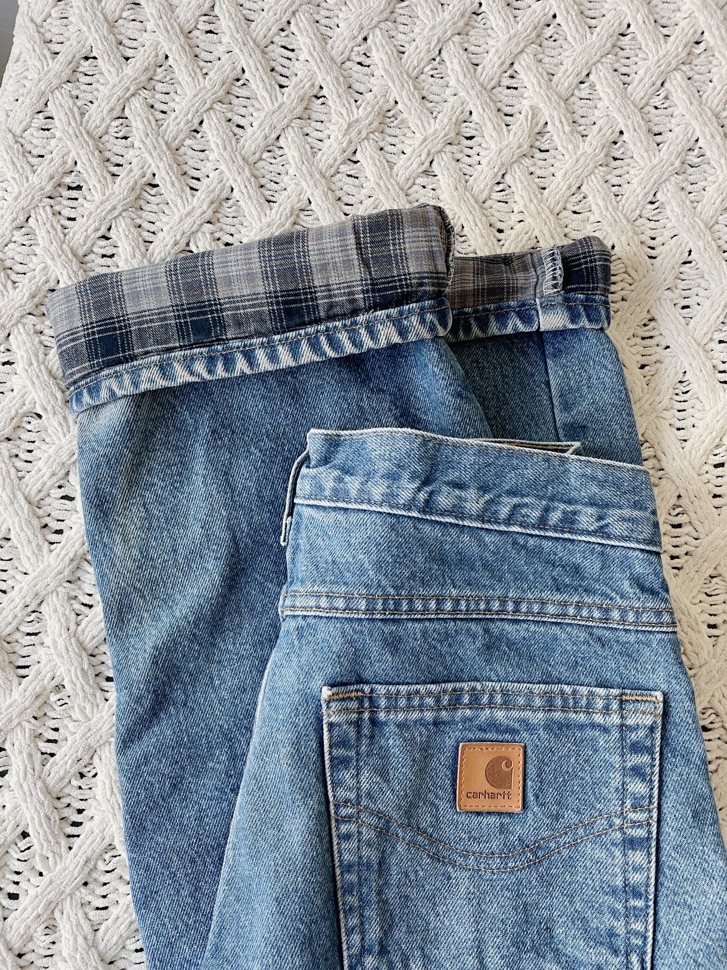 Carhartt Flannel Lined Jeans (28)