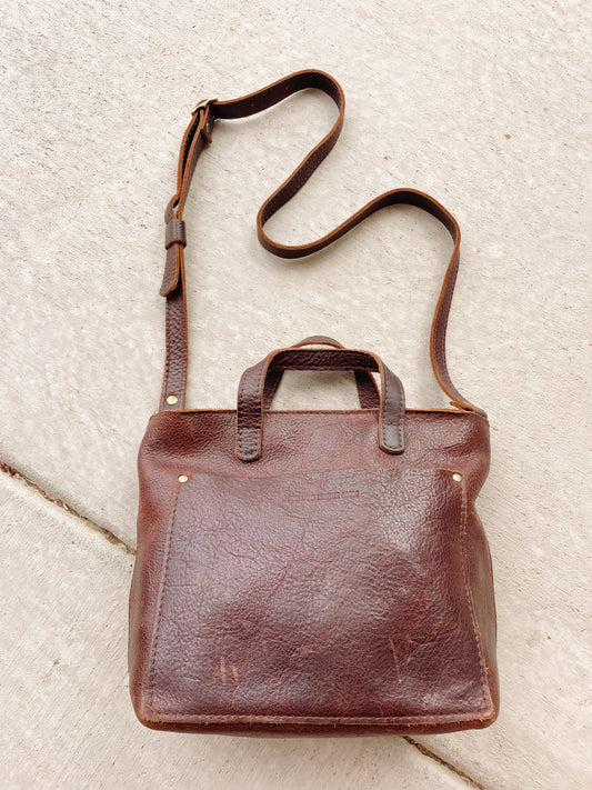 Portland Leather Cross Body Bag