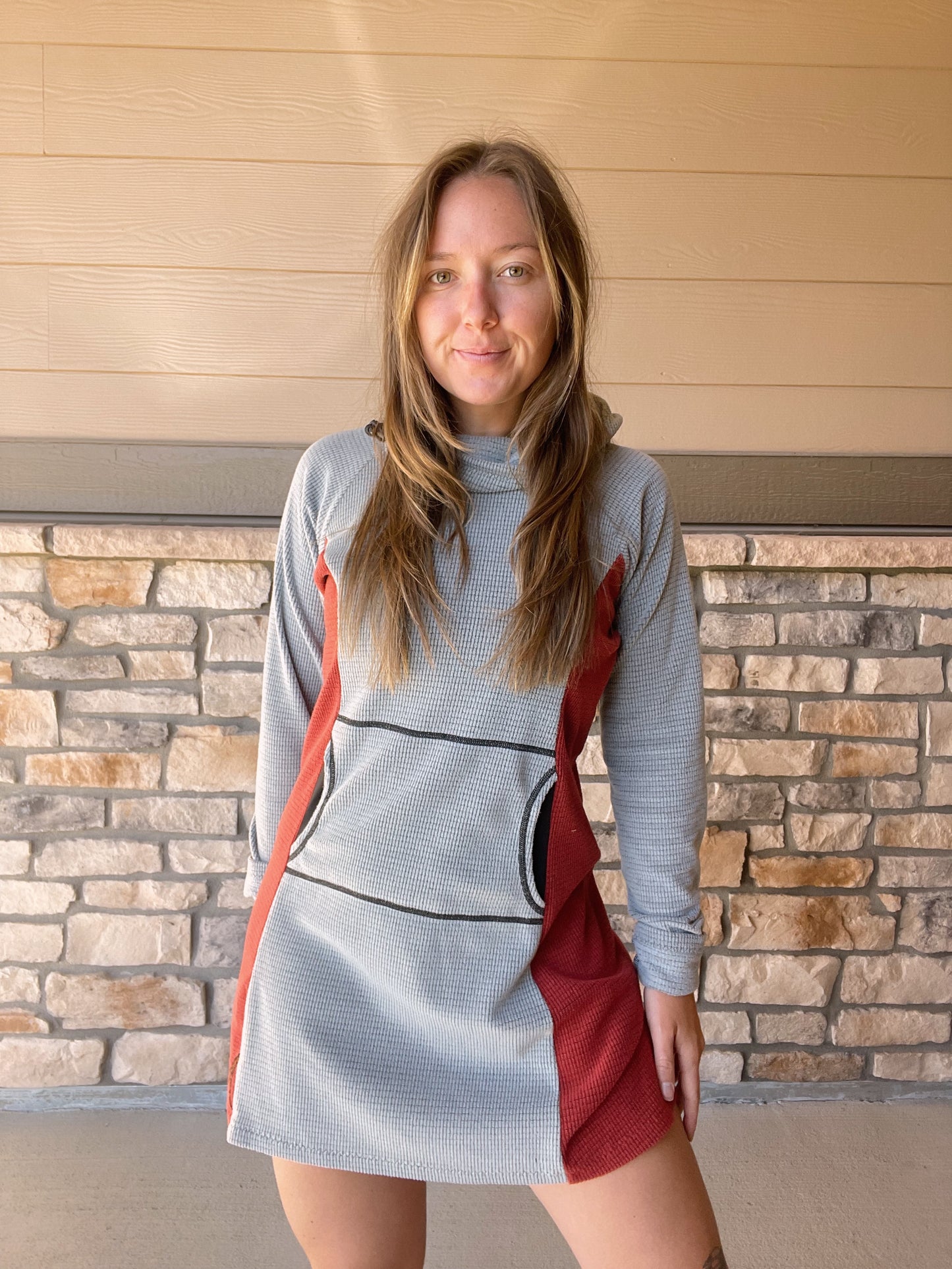 Melanzana Microgrid Dress (M)