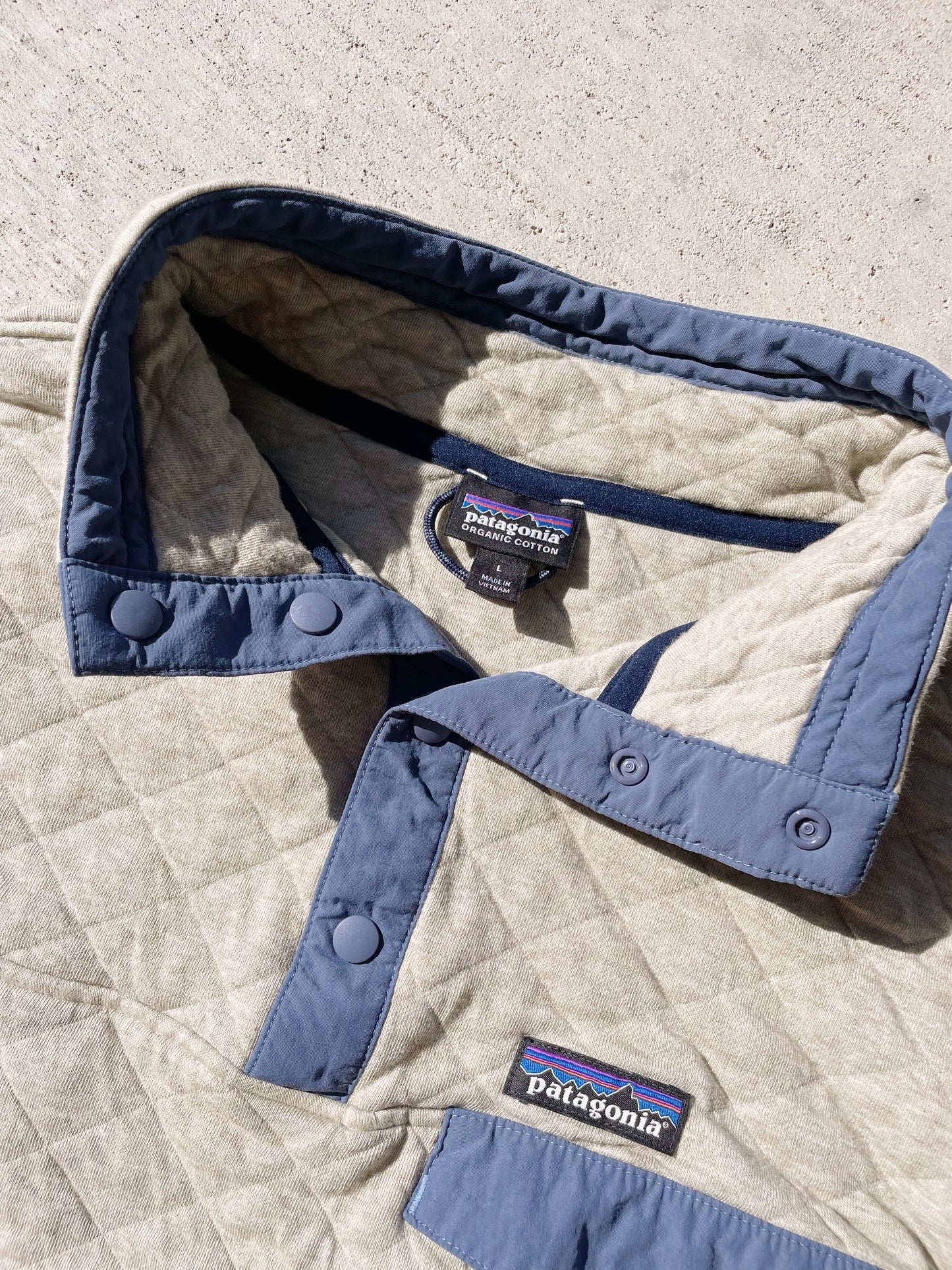 Patagonia Quilted Snap Pullover (L)