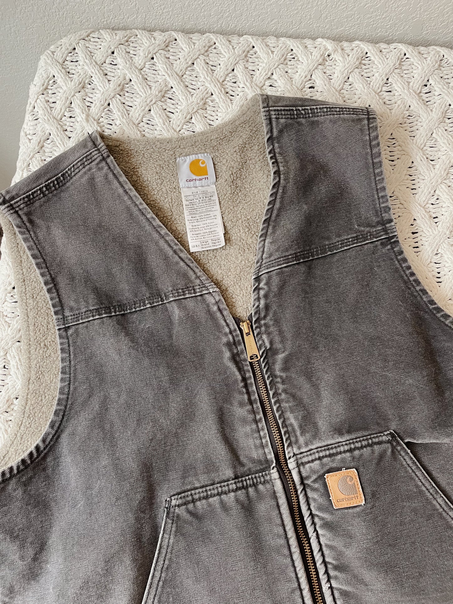 Carhartt Sherpa Lined Vest (L)