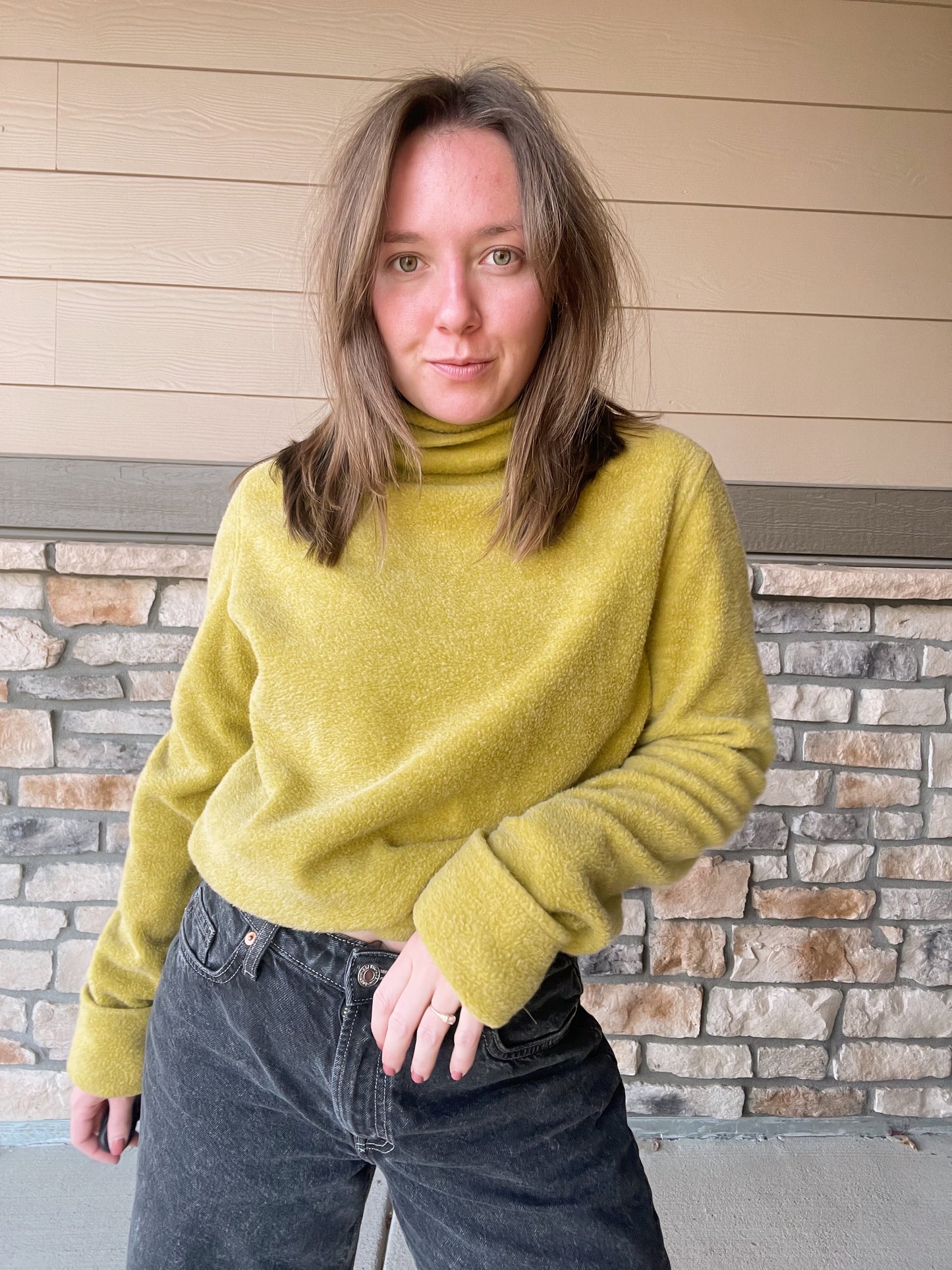 Fjall Wool Blend Turtleneck (M)