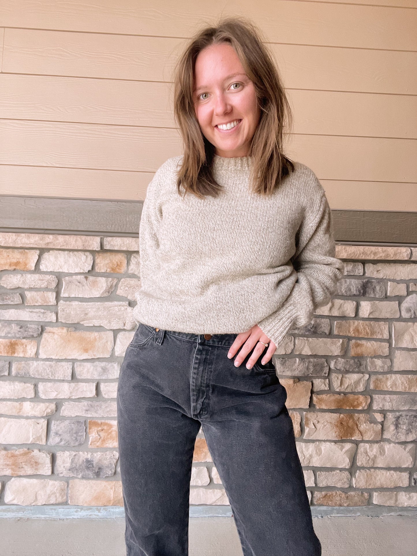 Vintage Wrangler Black Denim Jeans (31)