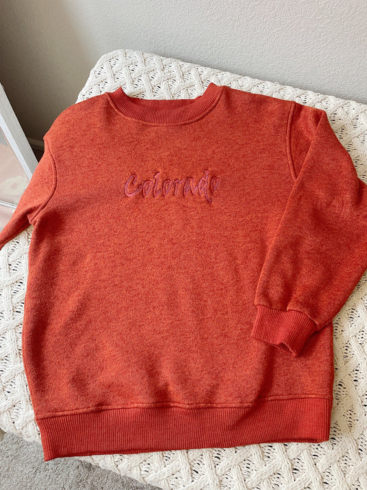 Vintage Colorado Embroidered Crew (XL)