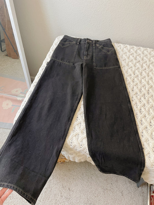 BDG Black Baggy Jeans (29)