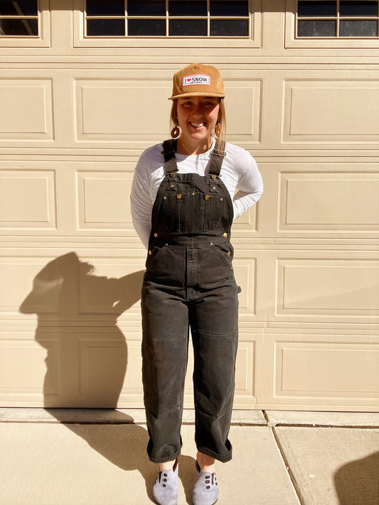 Carhartt Black Double Knee Overalls (S)