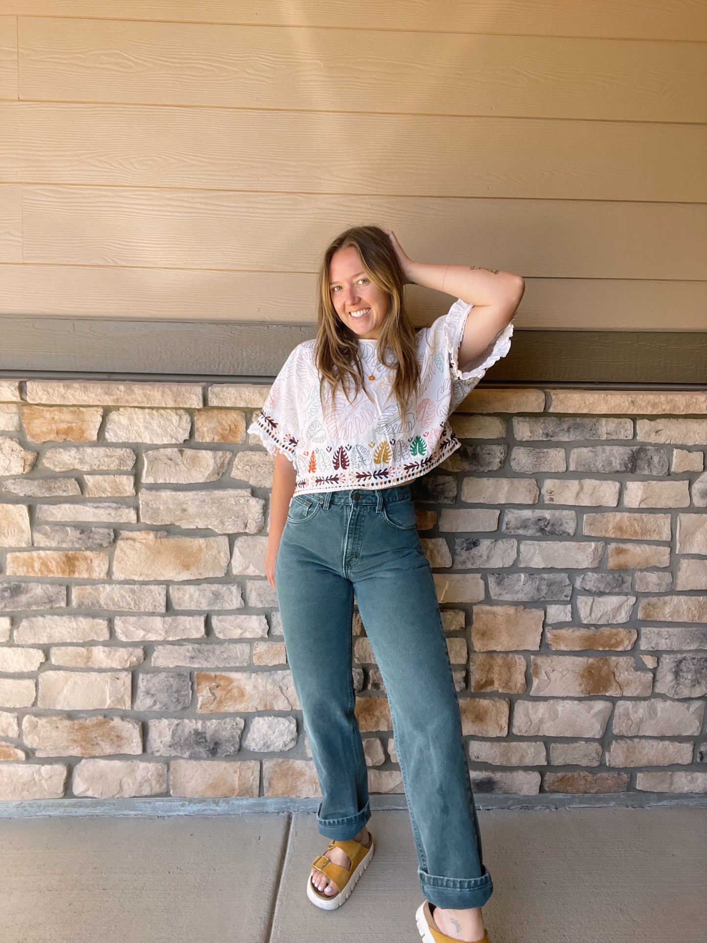 Vintage Teal Carhartt Pants (27)