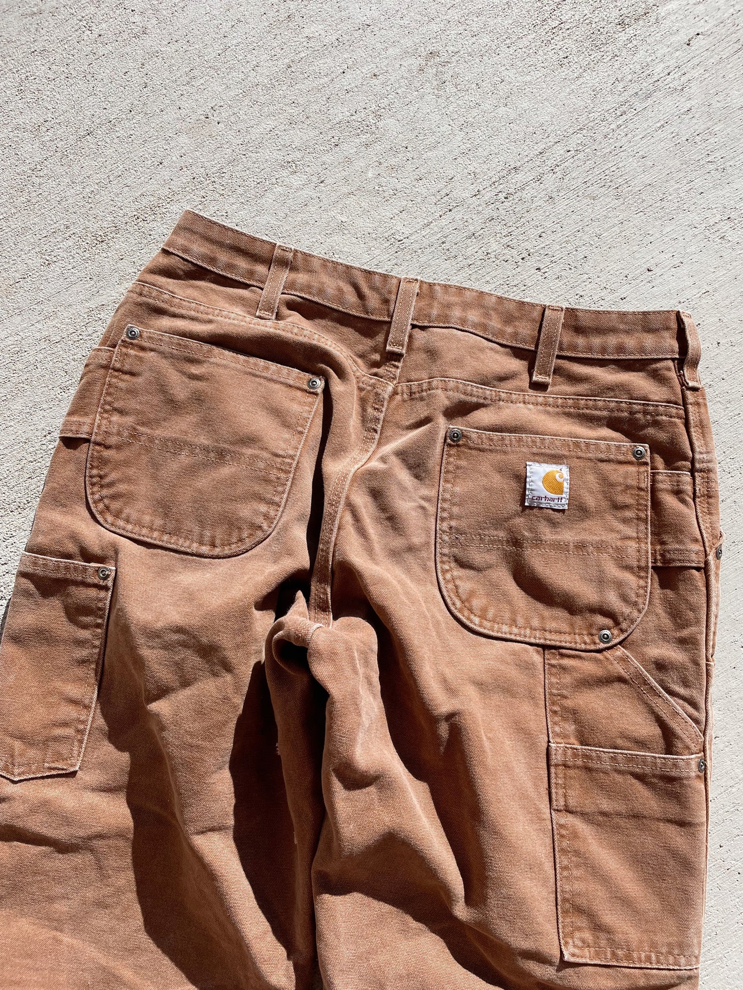 Carhartt Brown Double Knee Canvas Pants (30)