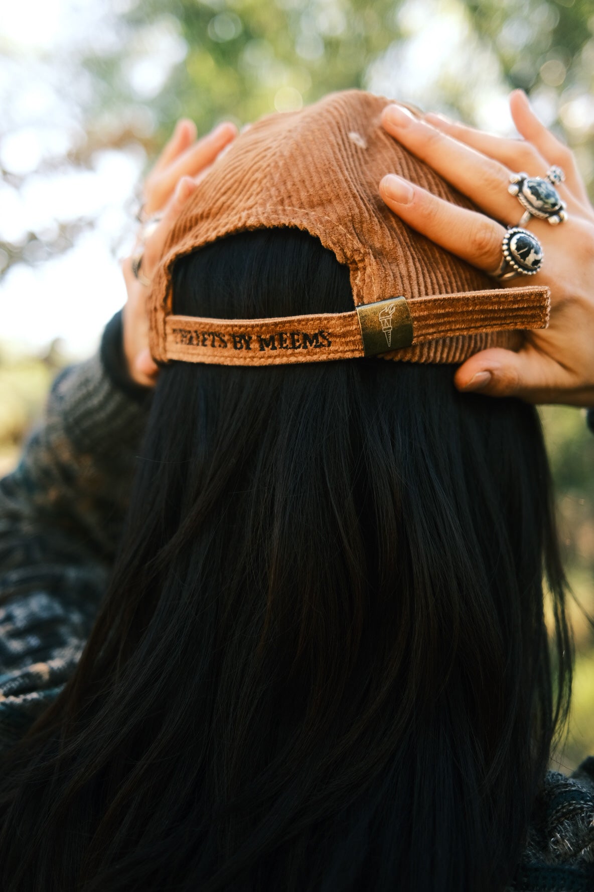 Thrifty the Bear Brown Corduroy Hat