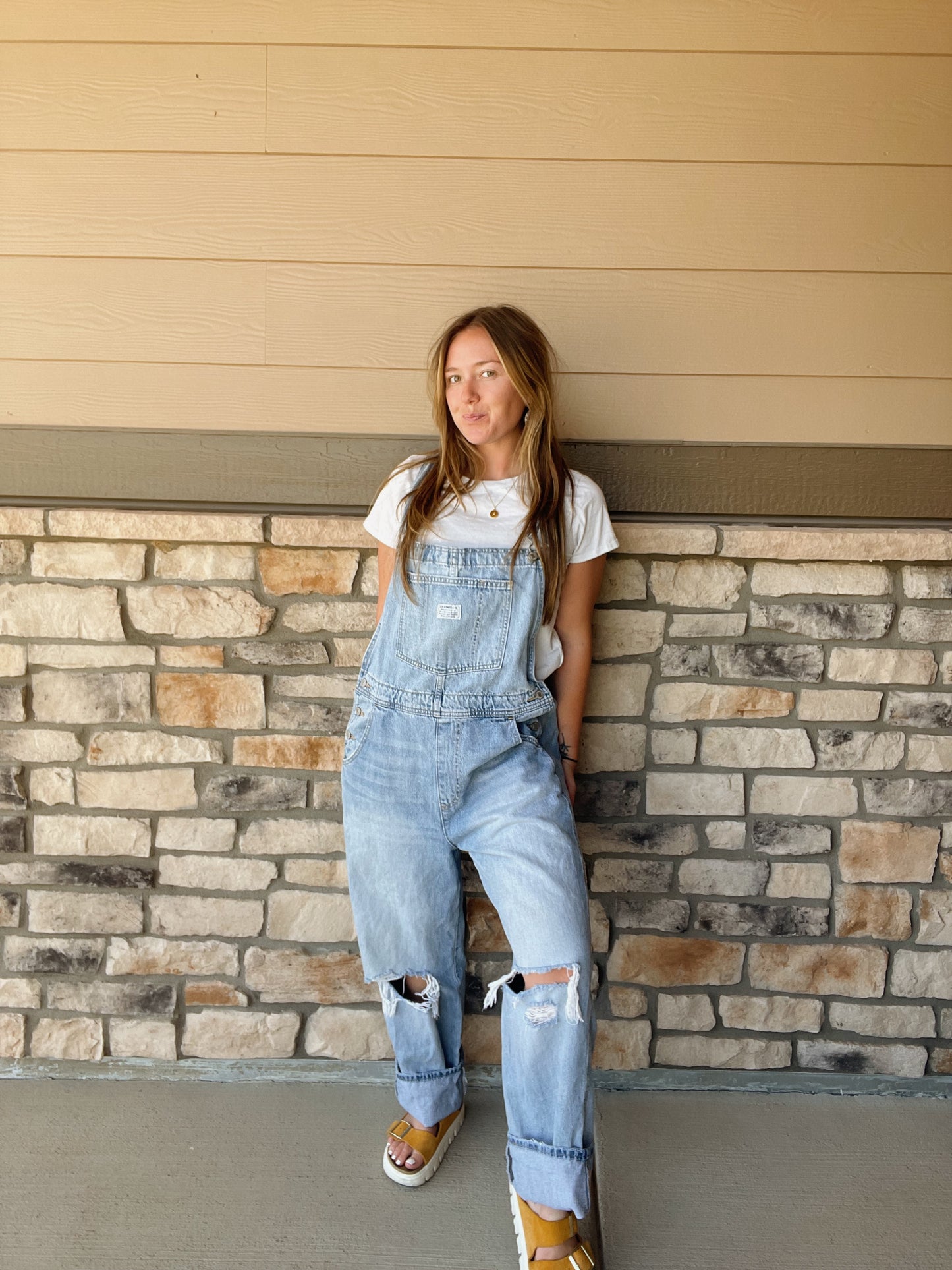 Levi's Denim Overalls (L)