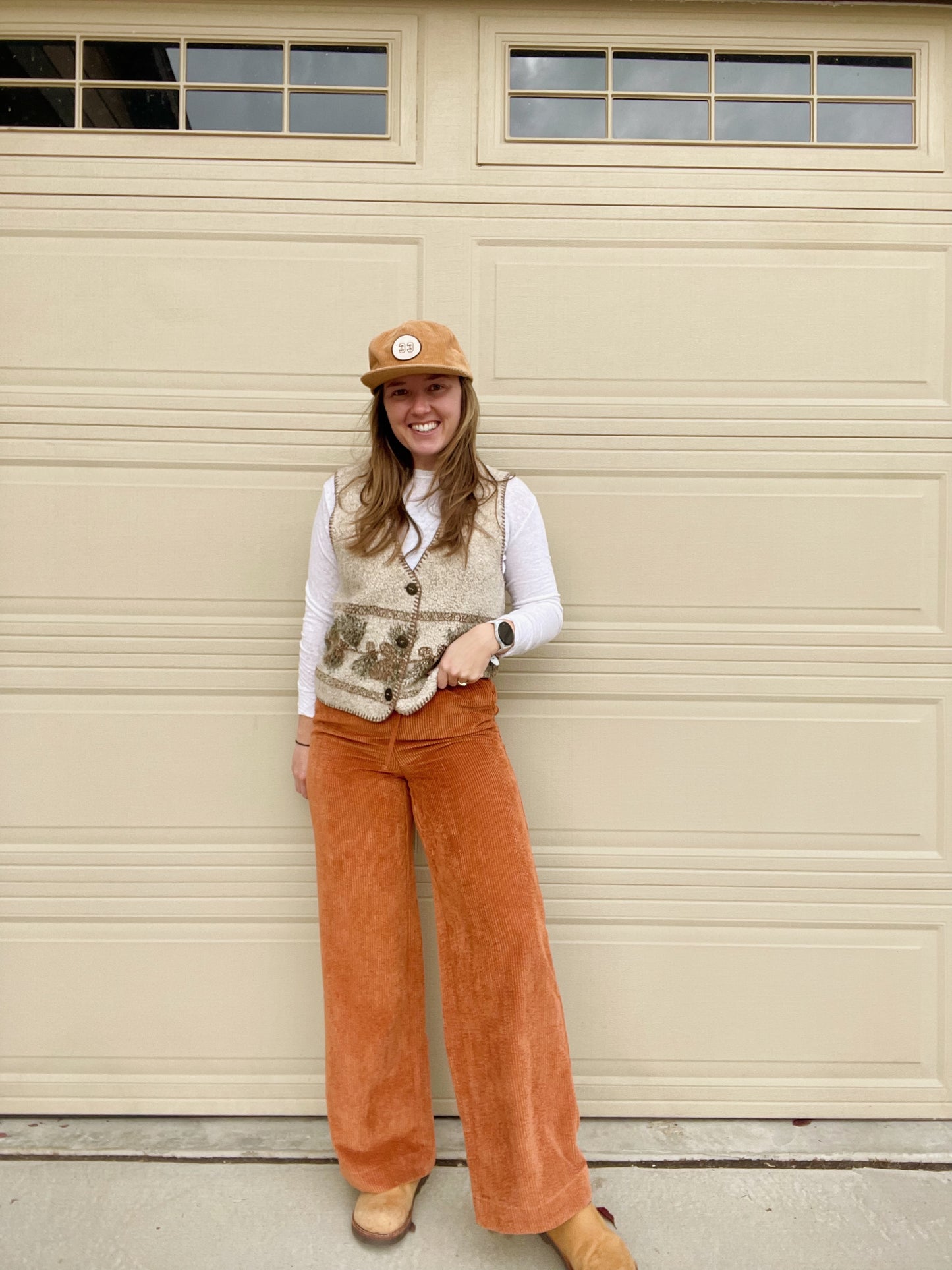 BDG Orange Corduroy Pants (S)