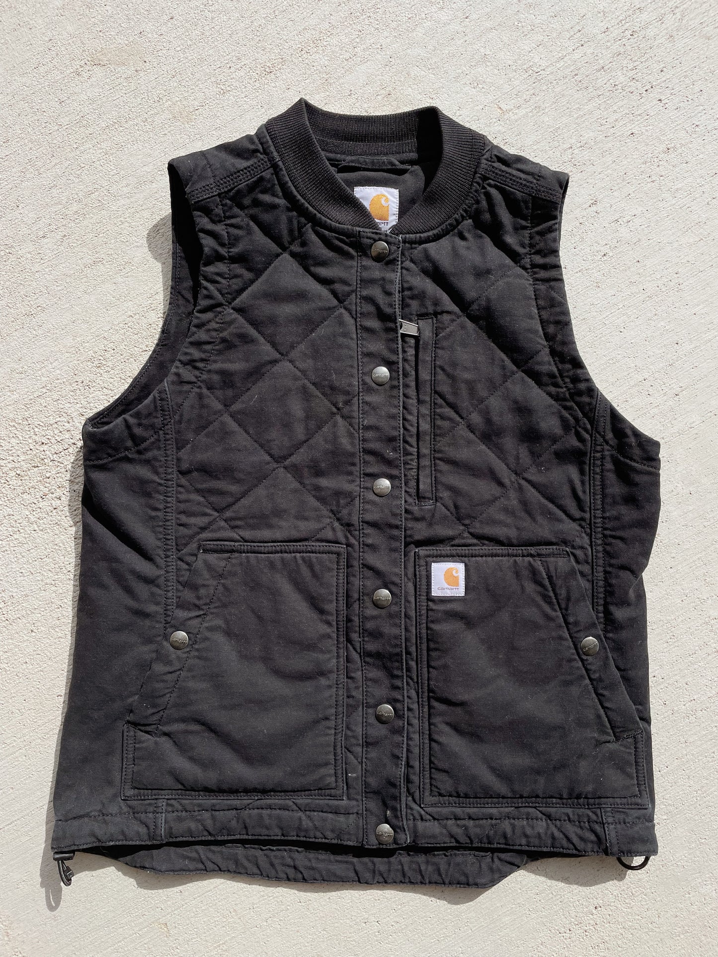 Carhartt Black Quilted Vest (Women's S)