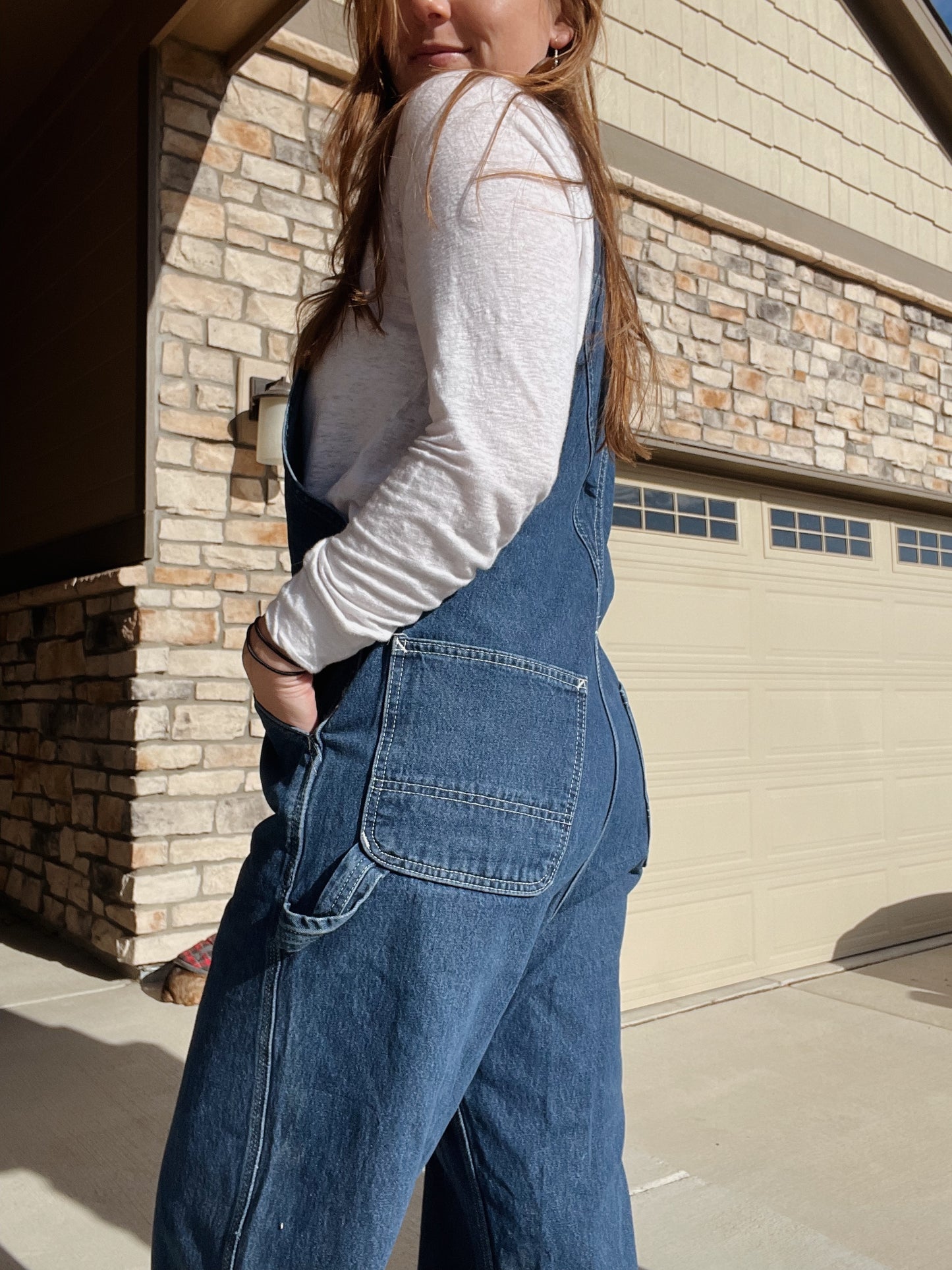 Carhartt Denim Overalls (M)