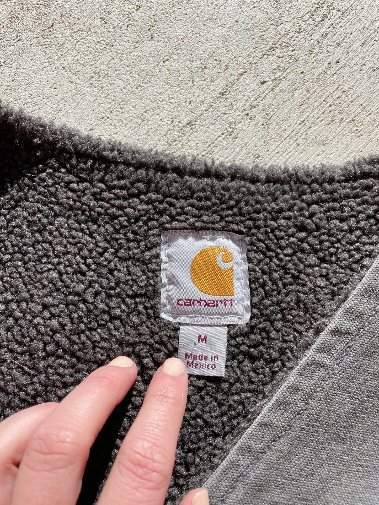 Vintage Carhartt Sherpa Lined Vest (M)