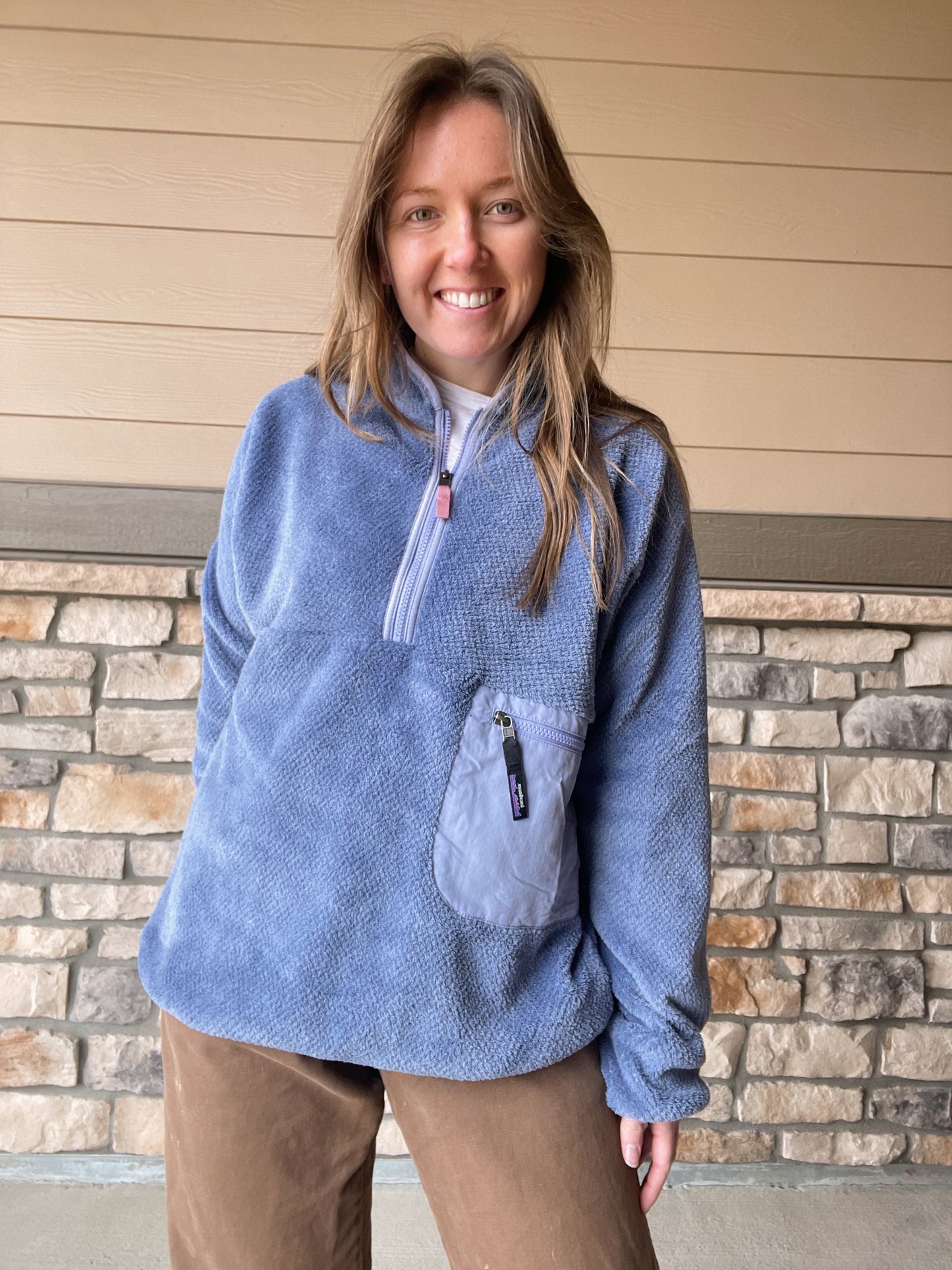 Patagonia Periwinkle Fleece (L)