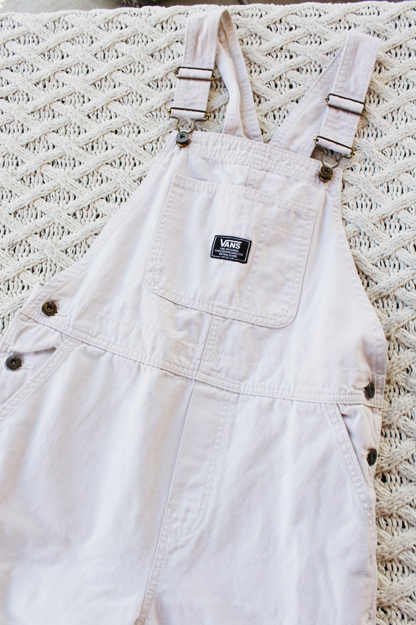 VANS Cream Overalls (S)