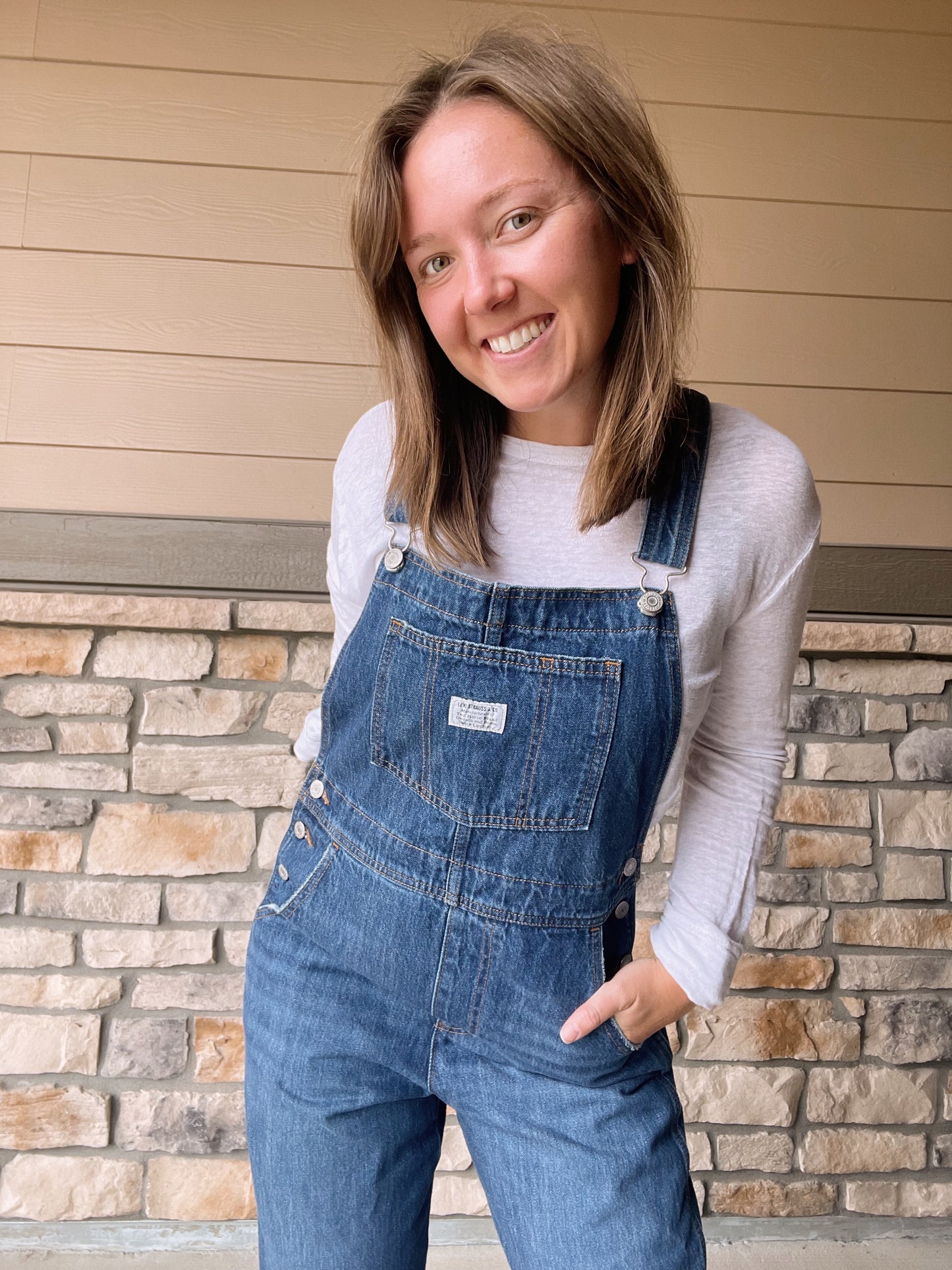 Levi's Denim Overalls (M)