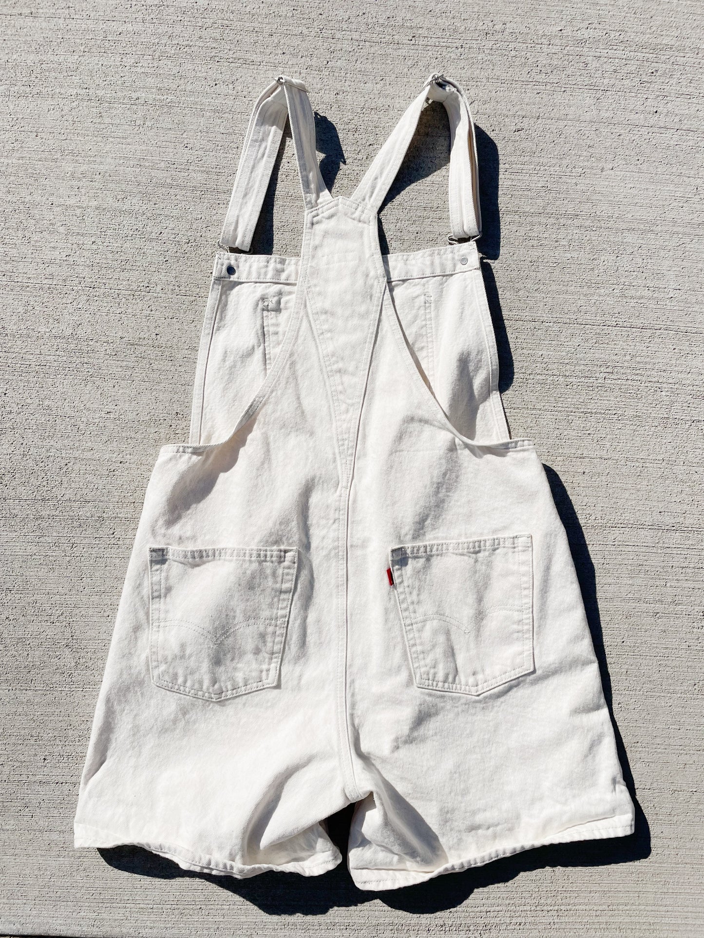 Levis Cream Shortalls (L)