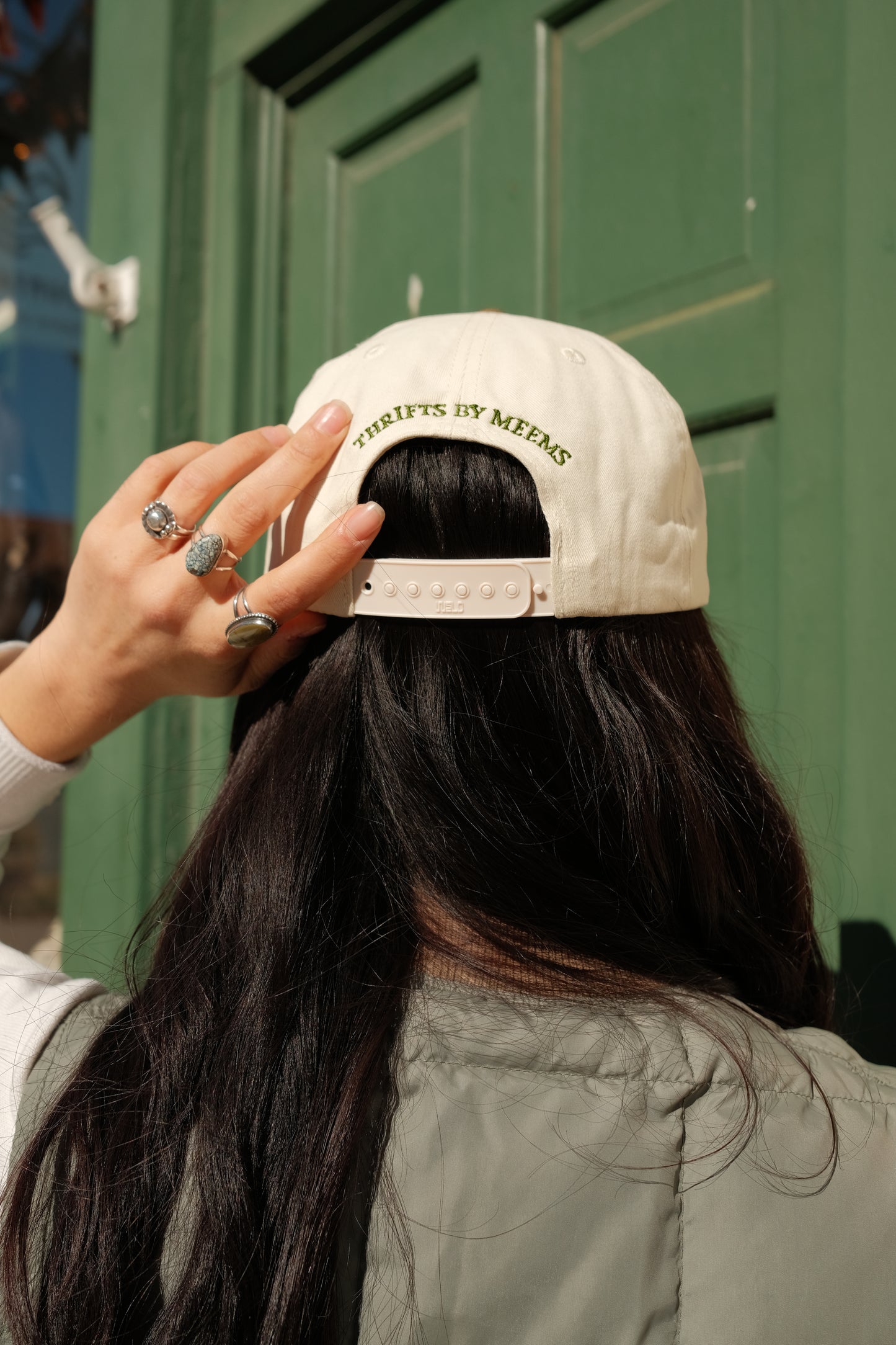 Thrifty Spellout Hat - cactus