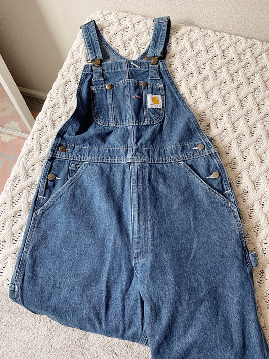 Carhartt Denim Overalls (M)