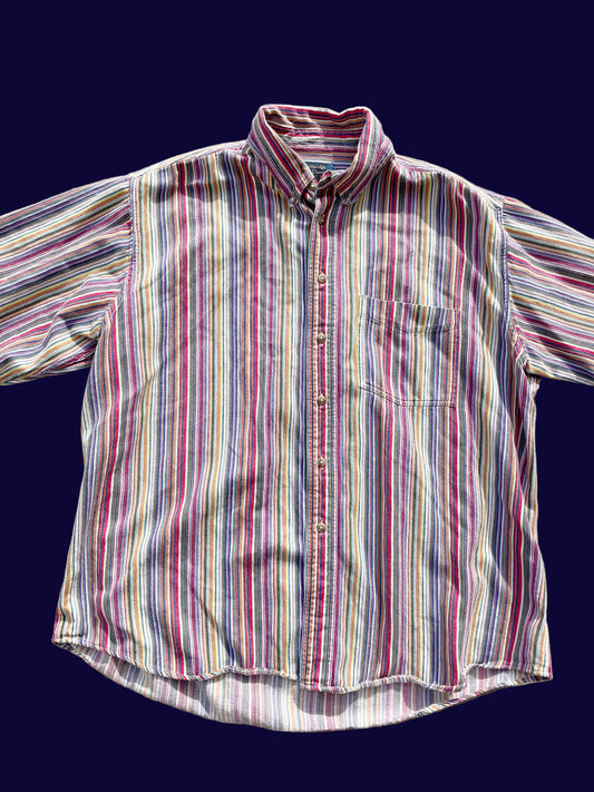 Vintage Cambridge Striped Shirt (XL)