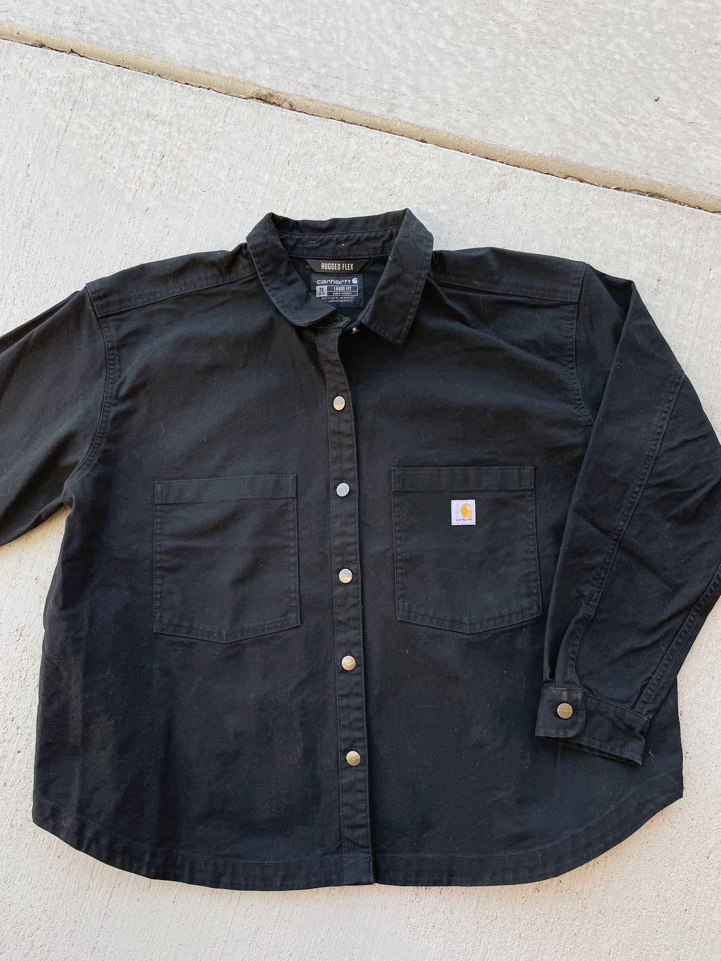 Carhartt Black Canvas Jacket - NEW (XXL)