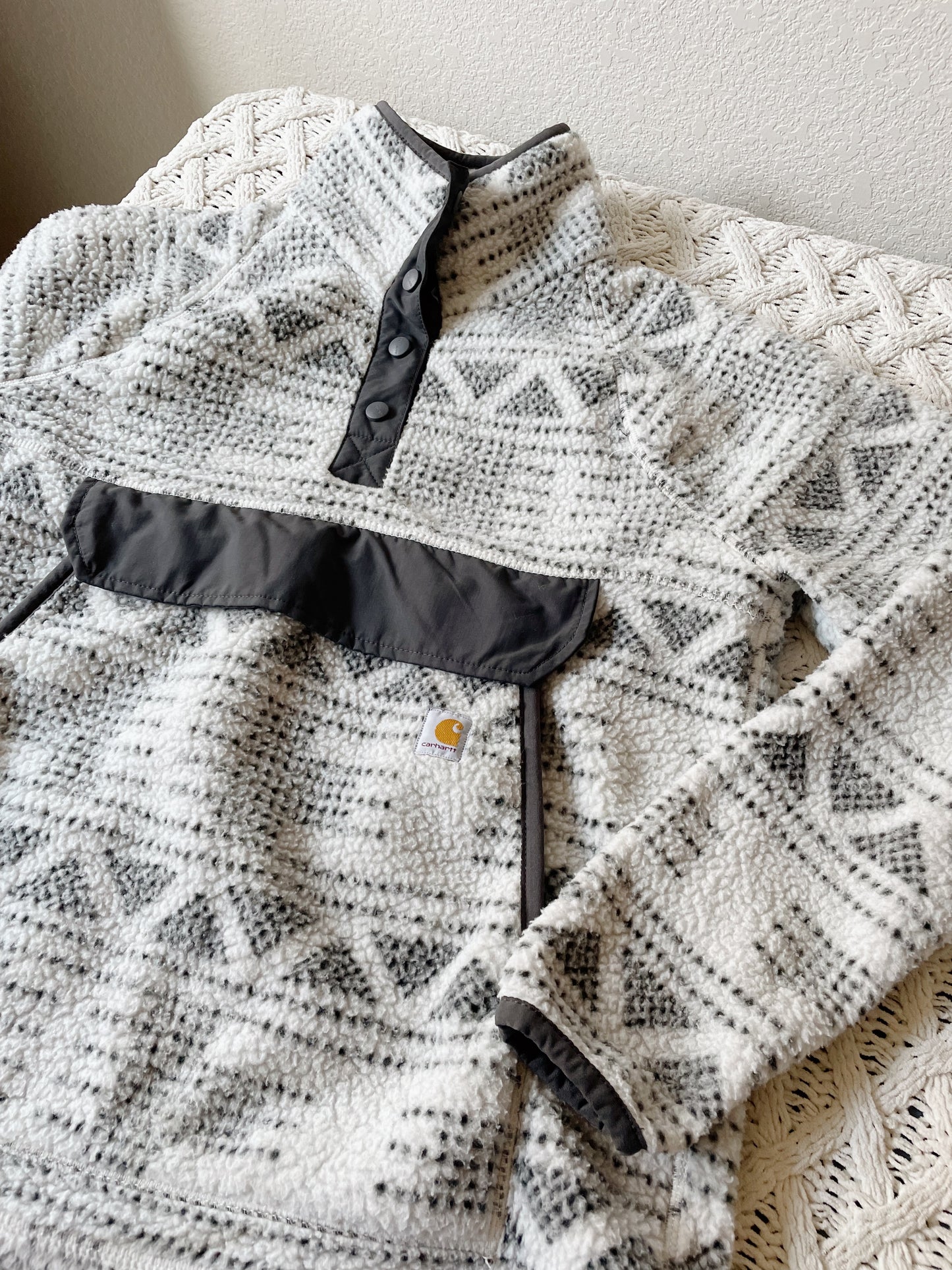 Carhartt Patterned Snap Fleece (M)