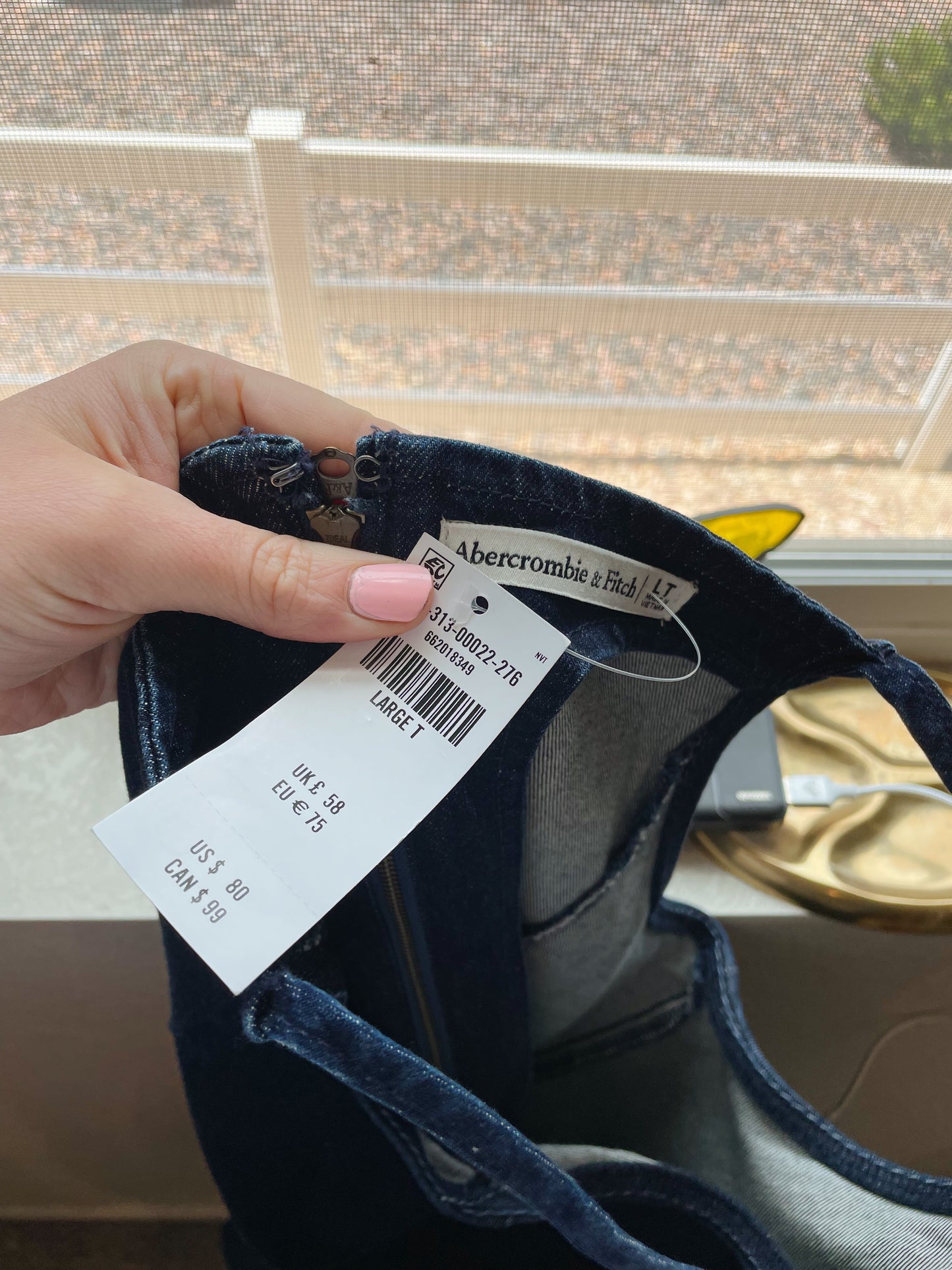 A&F Denim Romper - NEW (LT)
