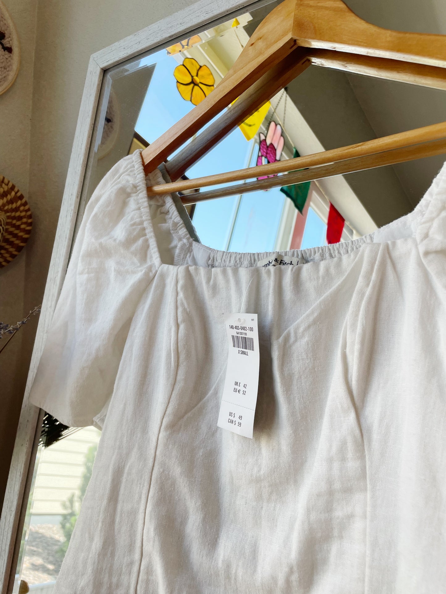 A&F Linen Blend Top - NEW (XS)