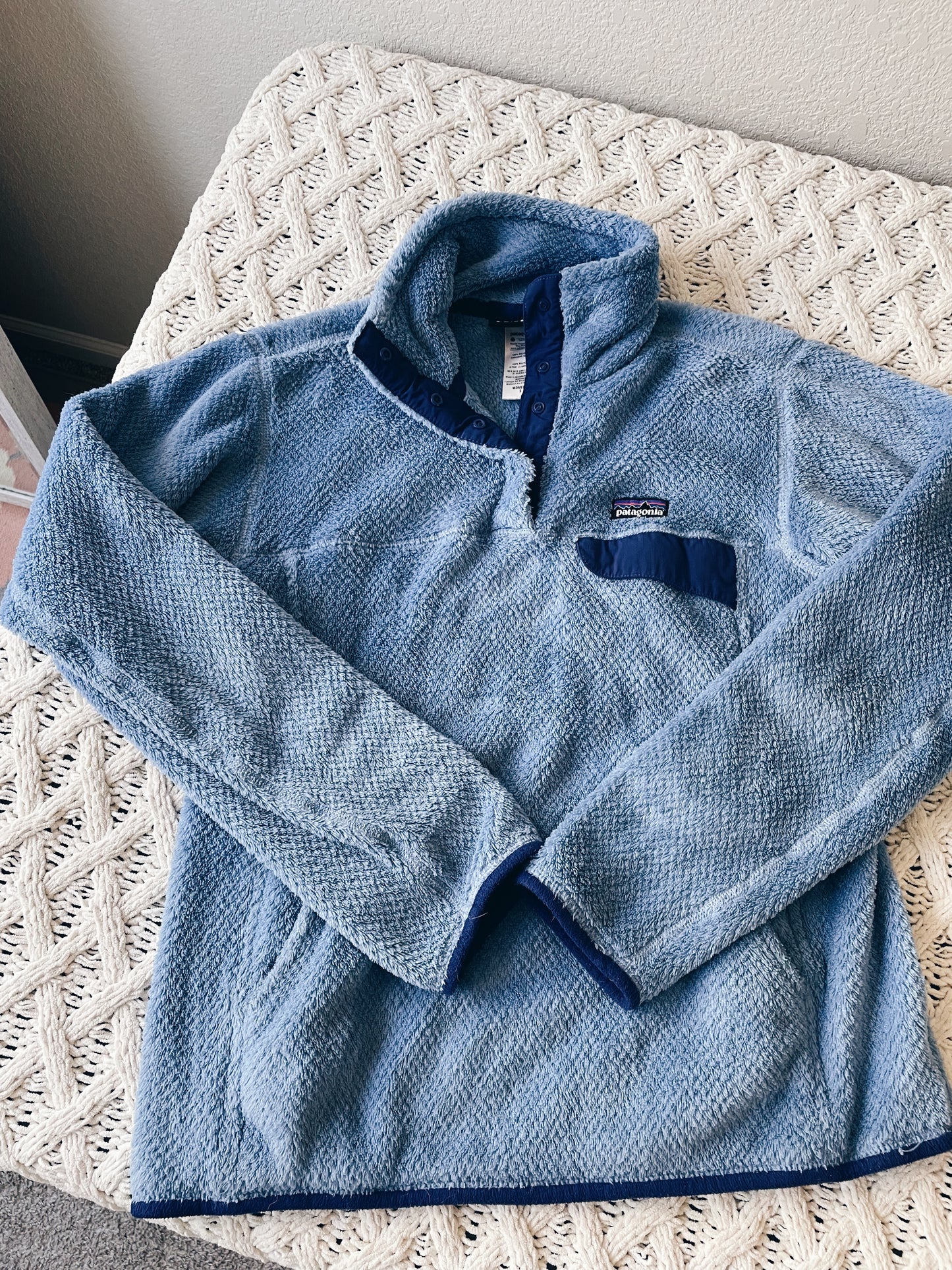 Patagonia Blue Retool Snap Fleece (Women's S)