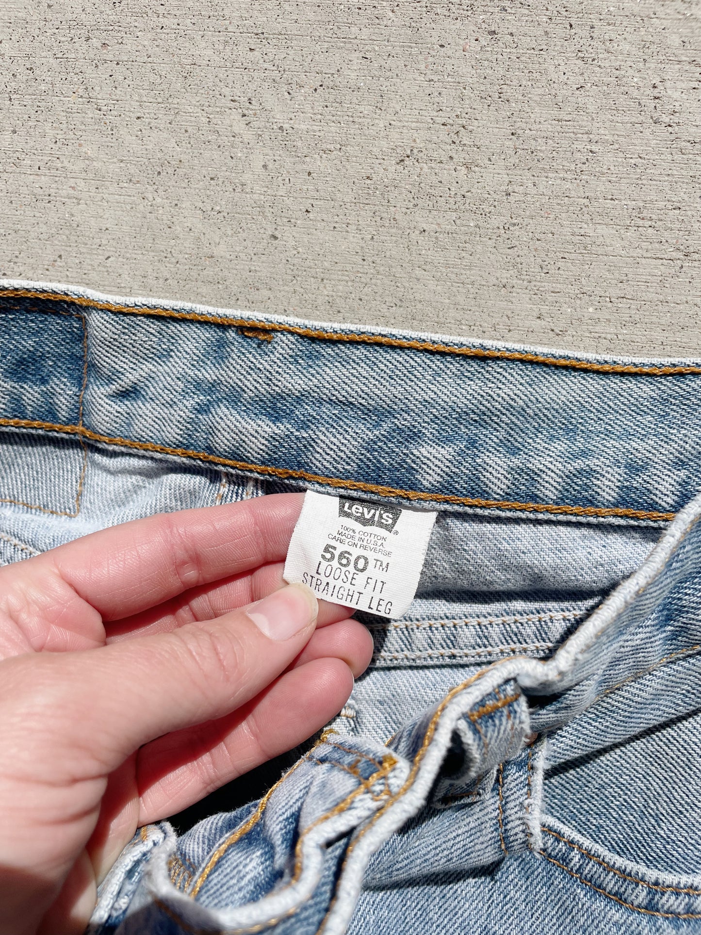Vintage 1999 Levi's 560 Denim Jeans (26)