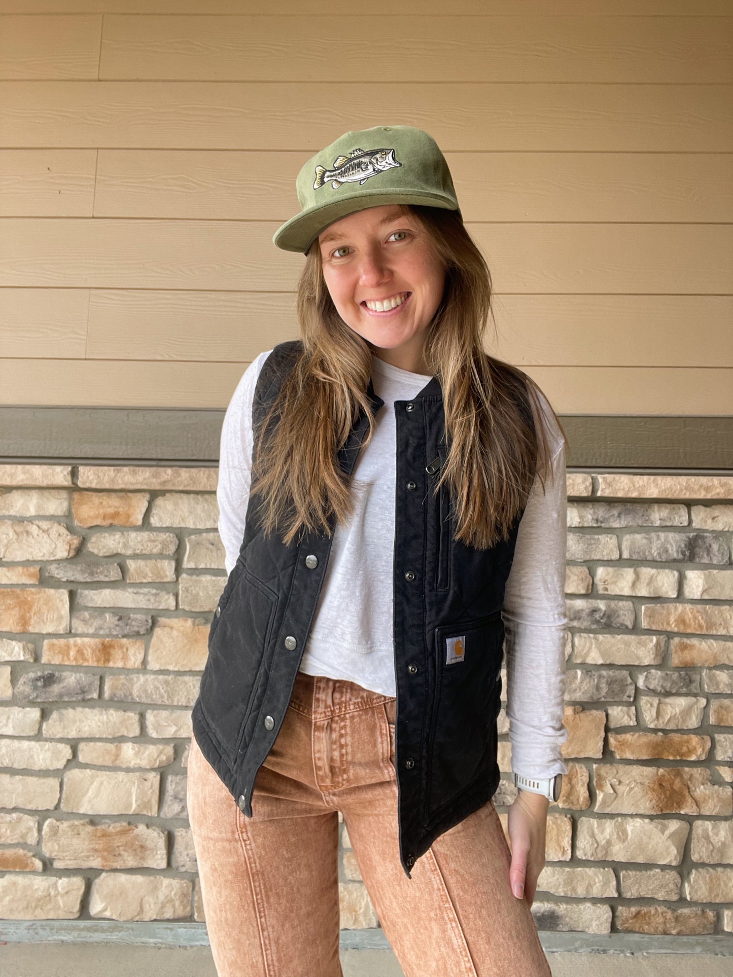 Carhartt Black Quilted Vest (Women's S)