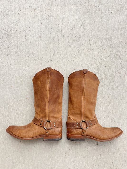 Vintage Frye Harness Boots (Women's 7)