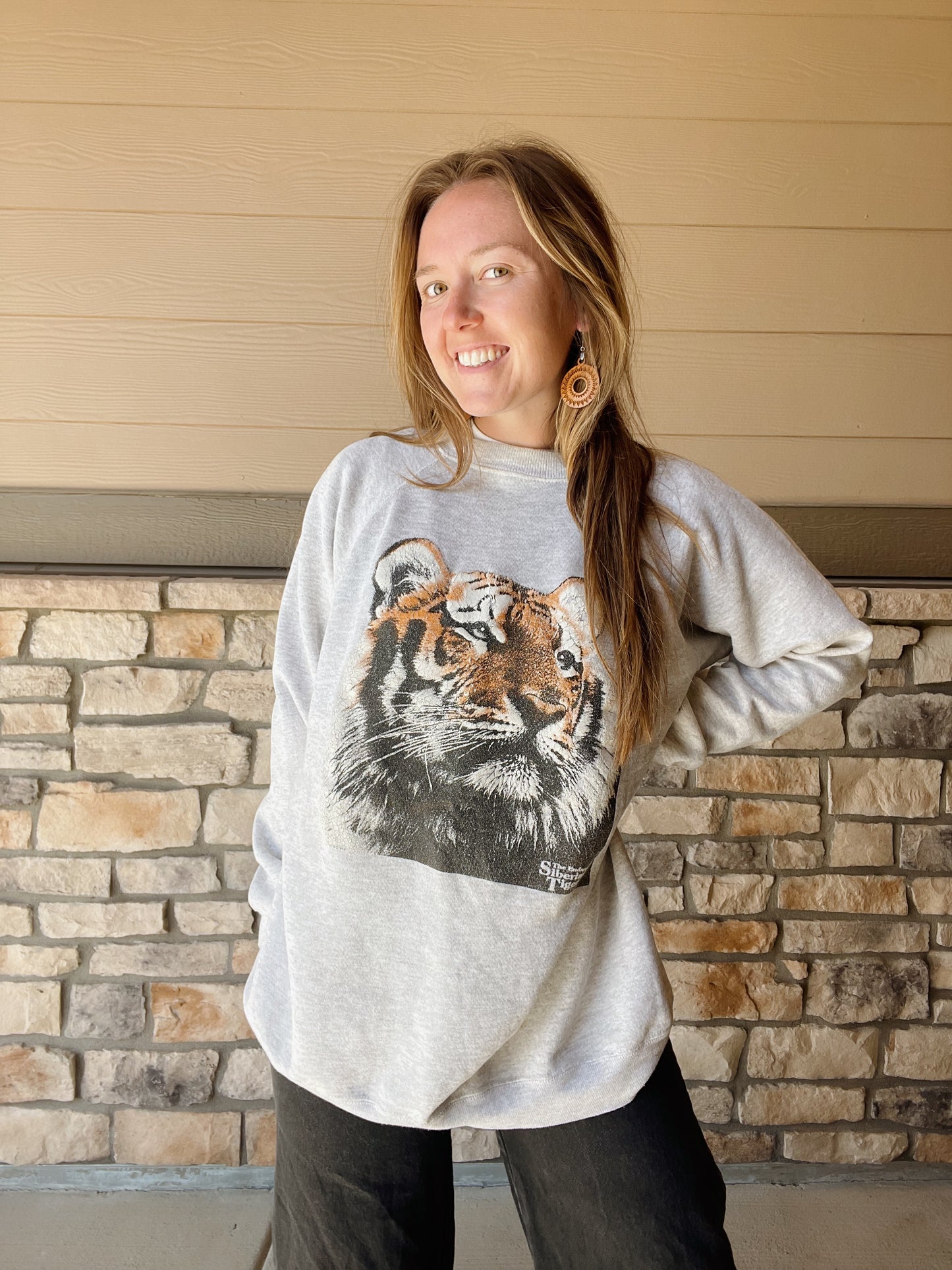 Vintage Tiger Crewneck (XL)