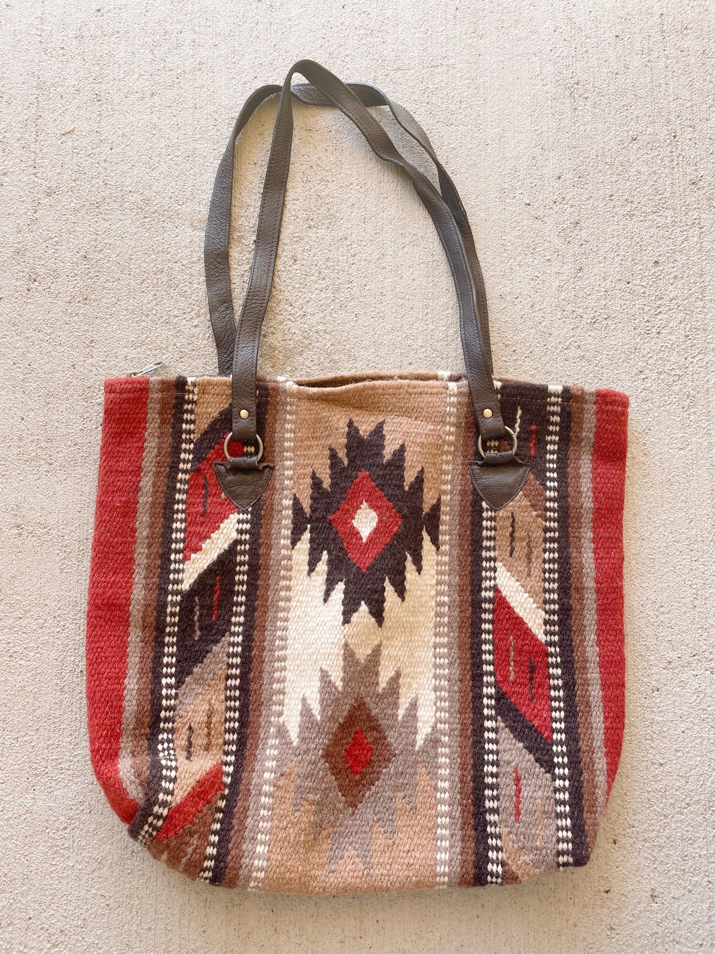 Wool Aztec Bag